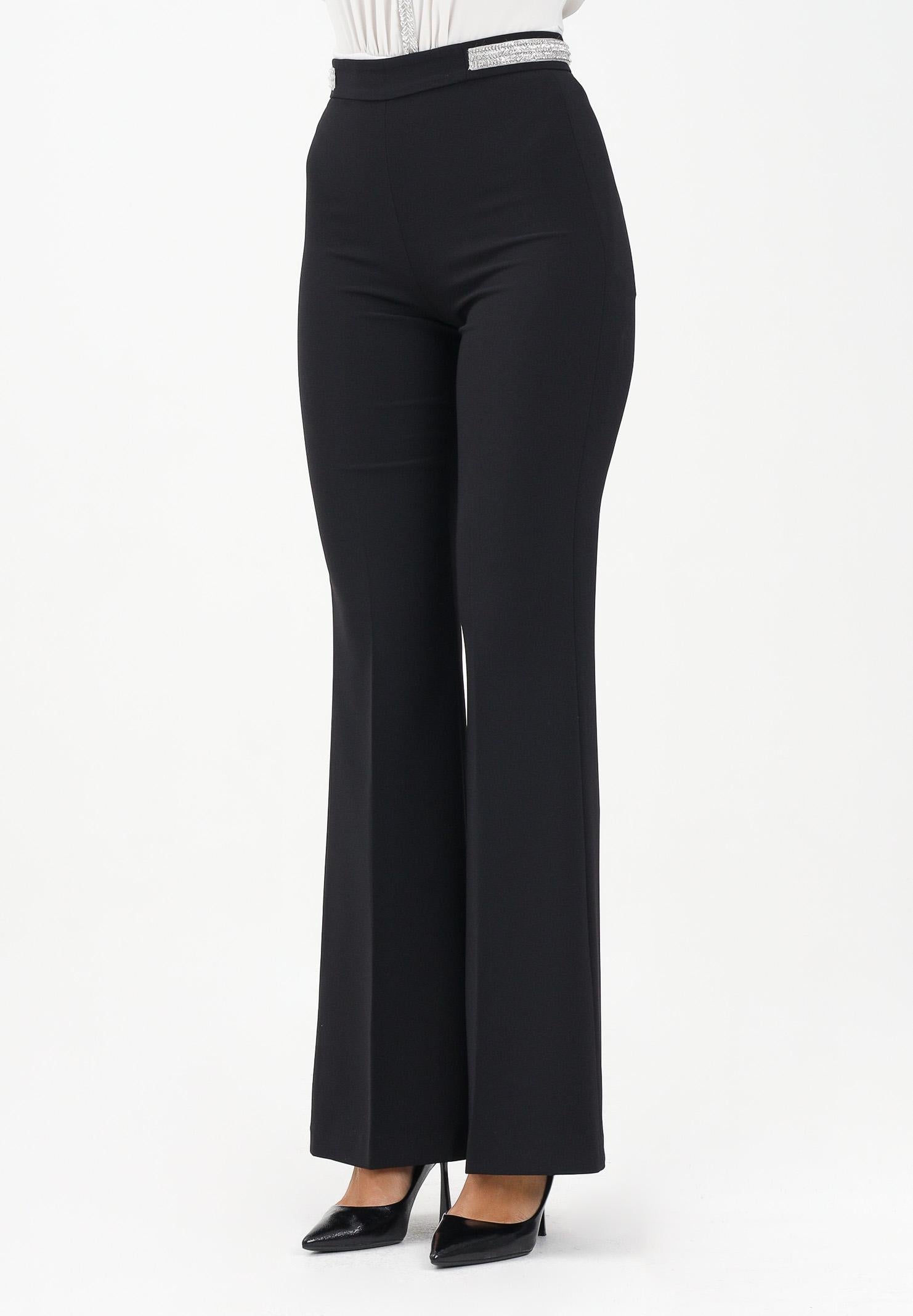 ALMA SANCHEZ Pantalone Pasia nero da donna AS2526039TC 999 ALMA SANCHEZ