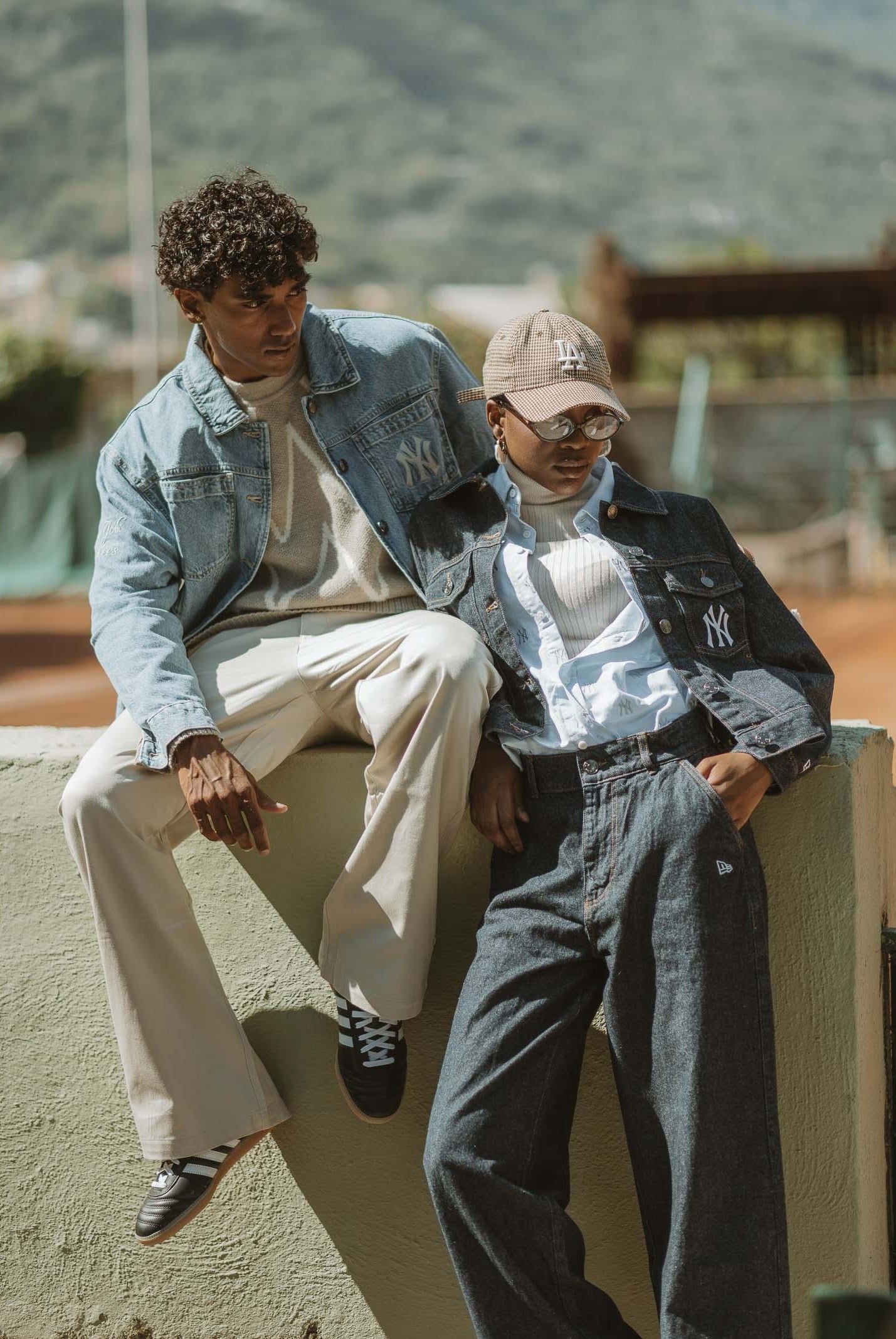 NEW ERA Jeans New York Yankees MLB in denim blu da donna 60684451 NEW ERA