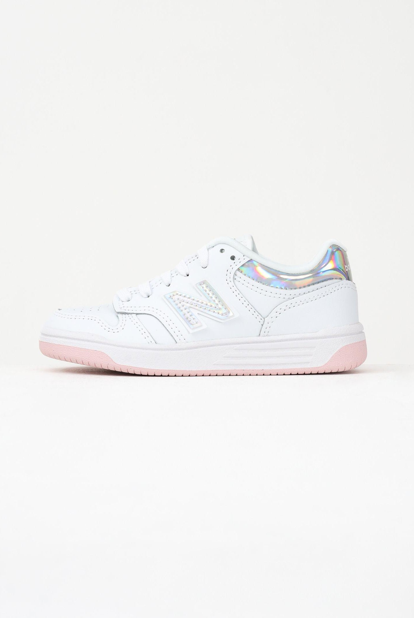 NEW BALANCE Sneakers 480 bianche da bambina PSB480KW NEW BALANCE