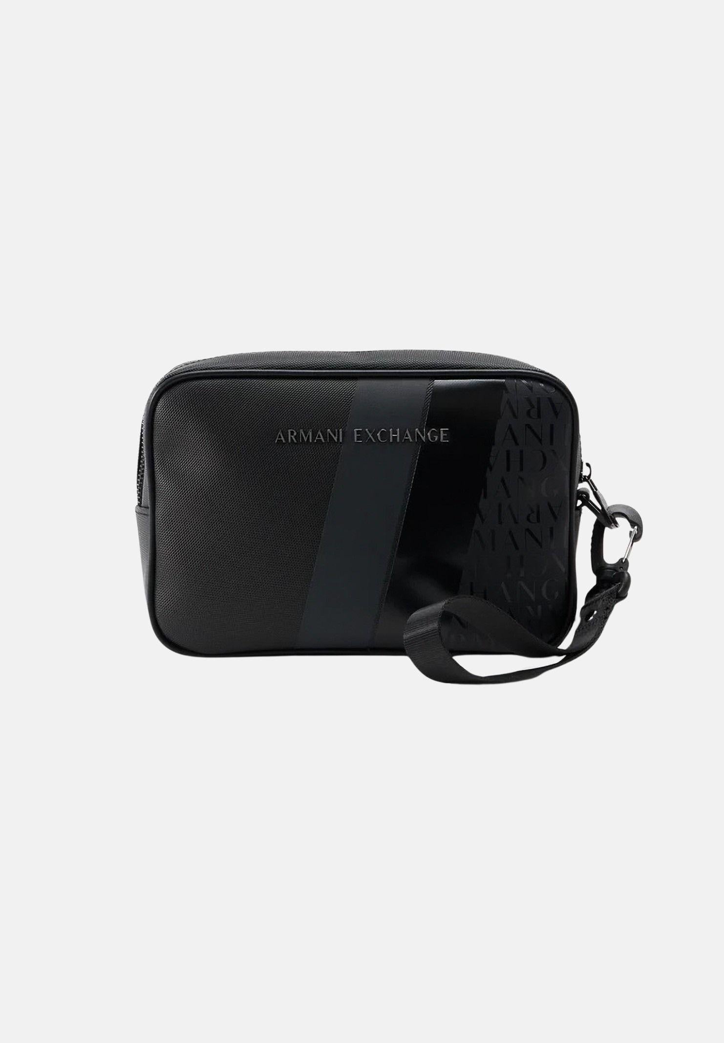 ARMANI EXCHANGE Pochette nera da uomo XM001271AF11935 MC034 ARMANI EXCHANGE