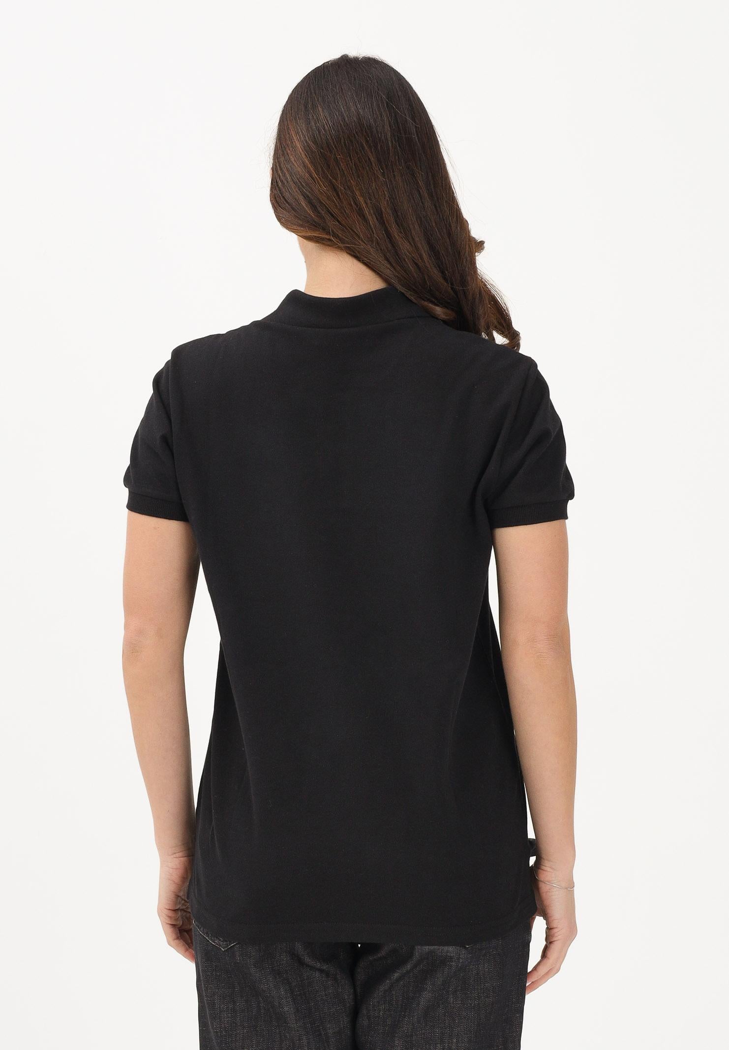 DSQUARED2 Polo a manica corta nera per donna, ragazzi e bambini con logo DQ3175D0AGD DQ900 DSQUARED2