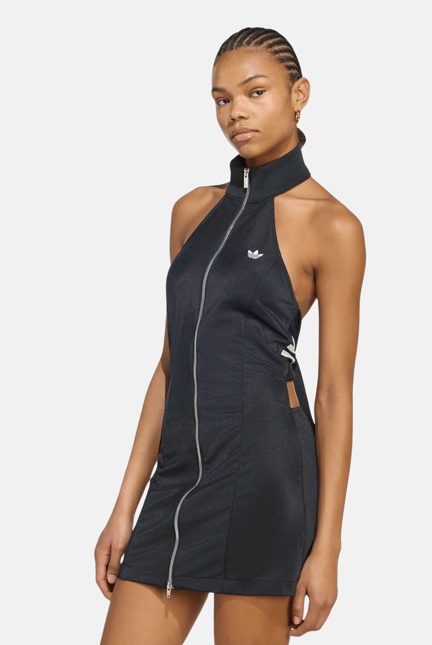 ADIDAS ORIGINALS Abito corto Open Back Dress nero da donna KS4163 . ADIDAS ORIGINALS