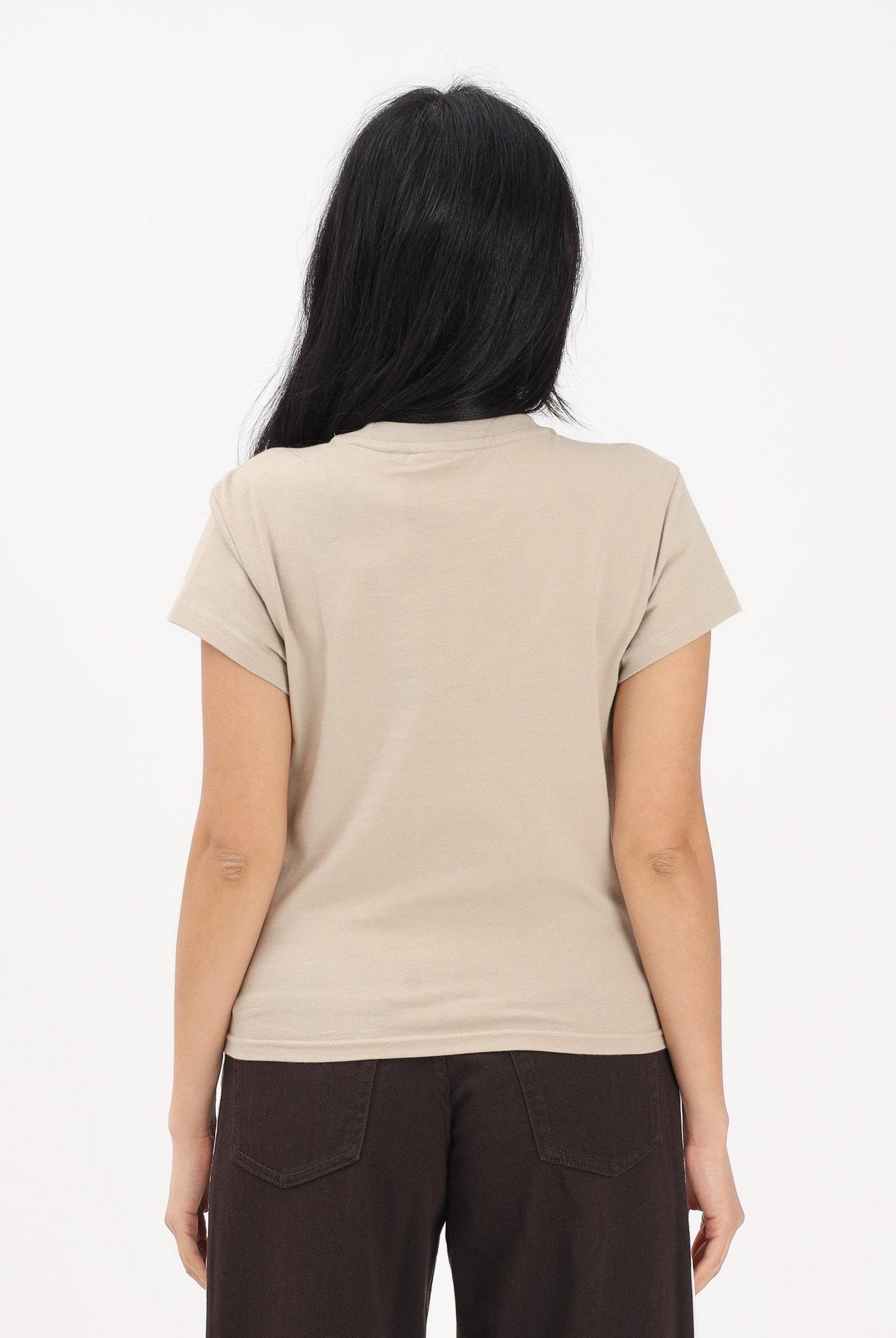 ADIDAS ORIGINALS T-shirt a manica corta Essentials beige da donna KD1352 . ADIDAS ORIGINALS