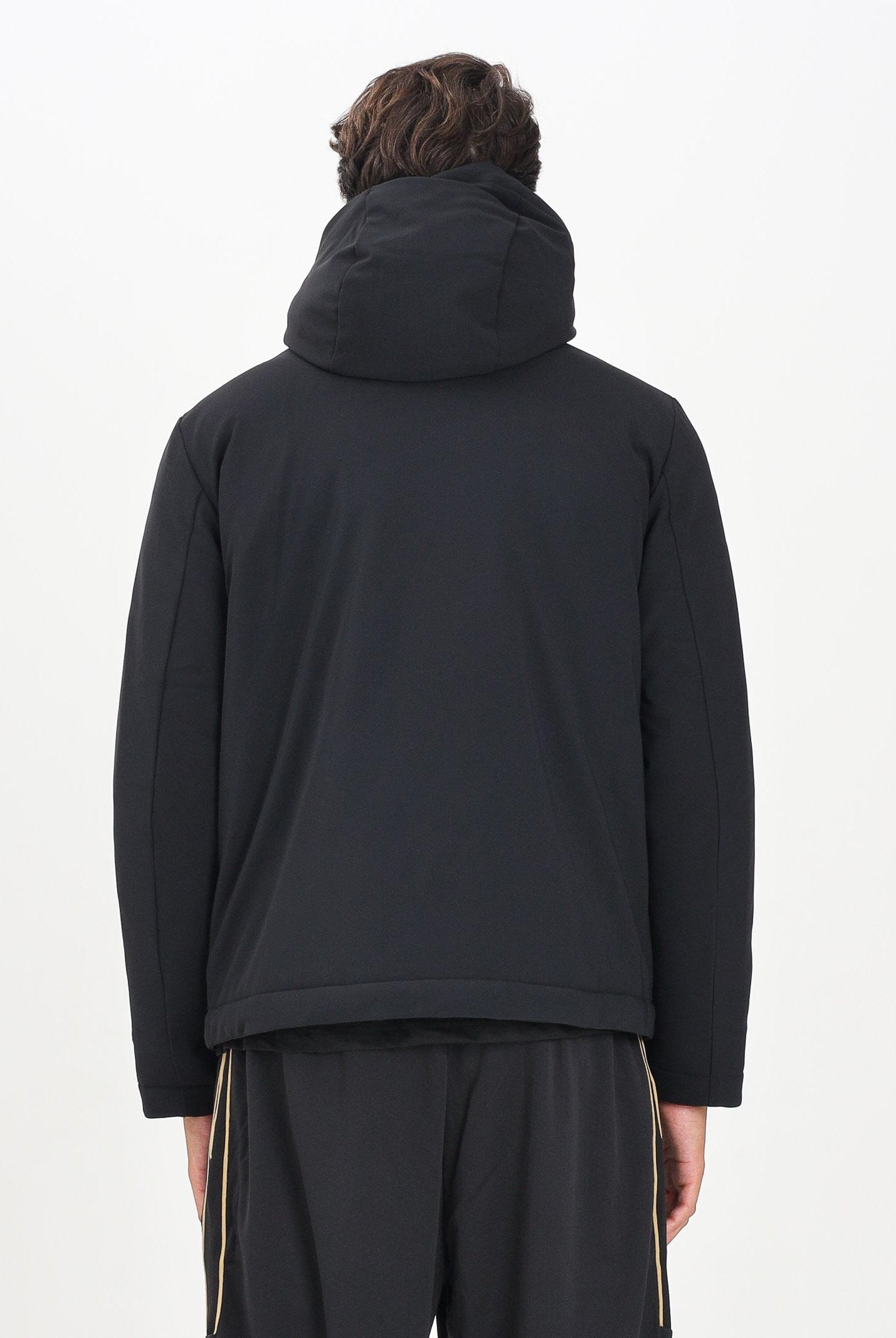 EA7 Piumino nero da uomo con logo 7M001020AF13563 UC001 EA7