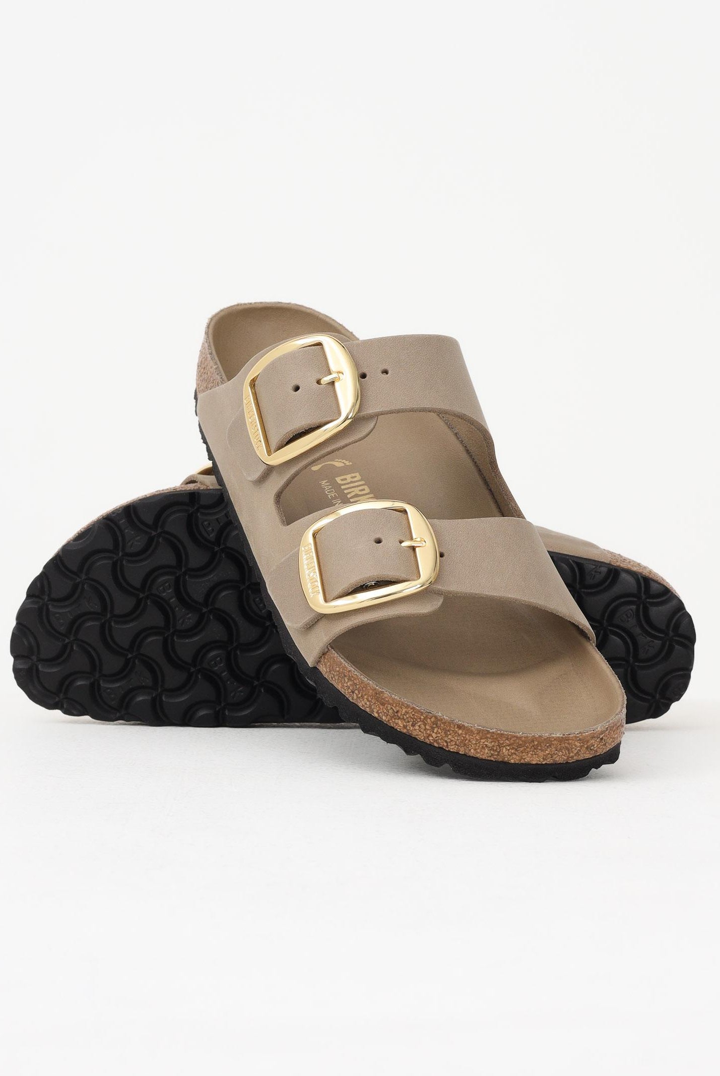 BIRKENSTOCK Ciabatte Arizona Big Buckle marrone tabacco da donna 1030395 . BIRKENSTOCK