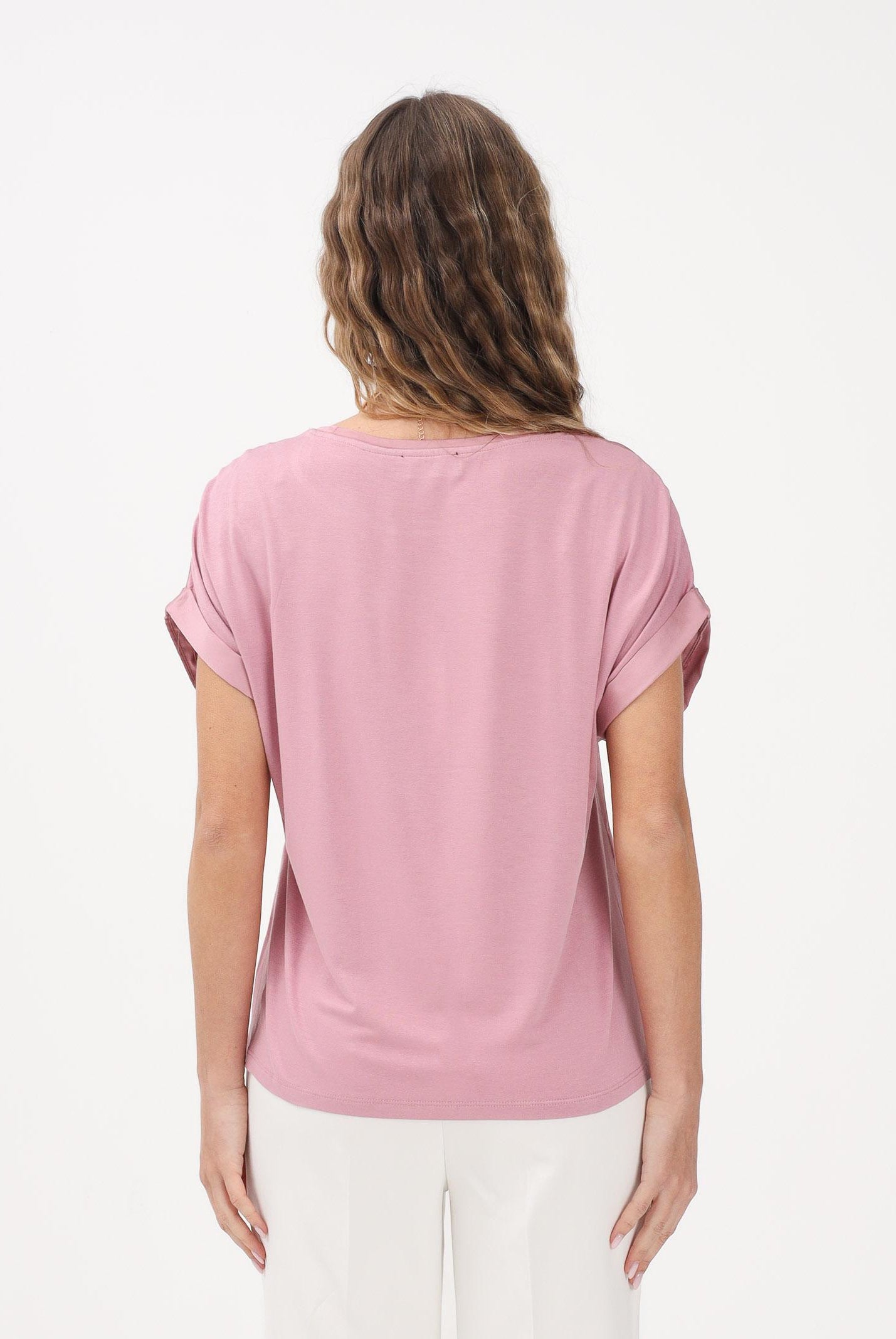ONLY Blusa a manica corta rosa da donna 15303413 LI ONLY