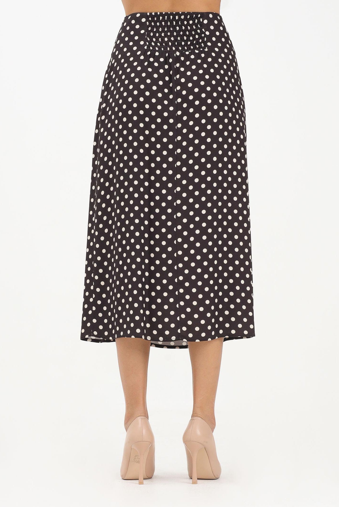 MAR DE MARGARITAS Gonna midi Roxana moro da donna con fantasia a pois MMABW01316 MA57 Mar de margaritas