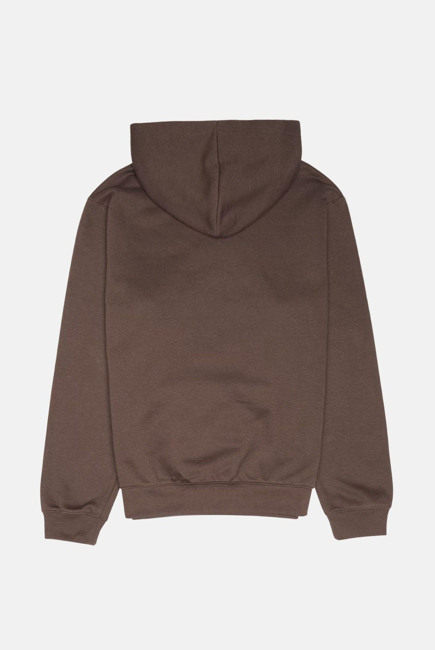 NIKE Felpa con cappuccio Brooklyn Fleece marrone per bambino e bambina 95F116 X25 JORDAN