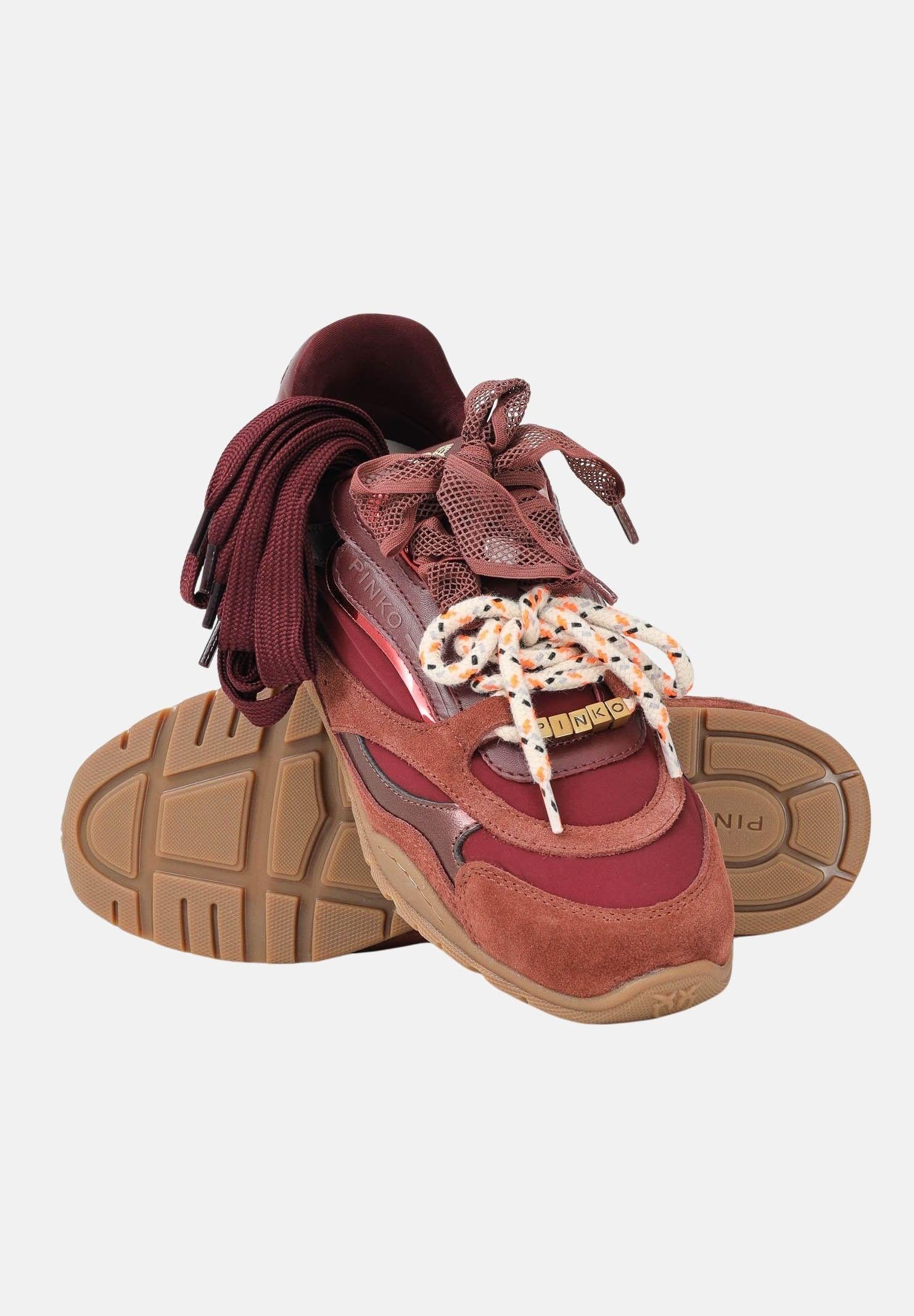 PINKO Sneakers YULIA bordeaux da donna SS0185P076CR8 CR8 PINKO
