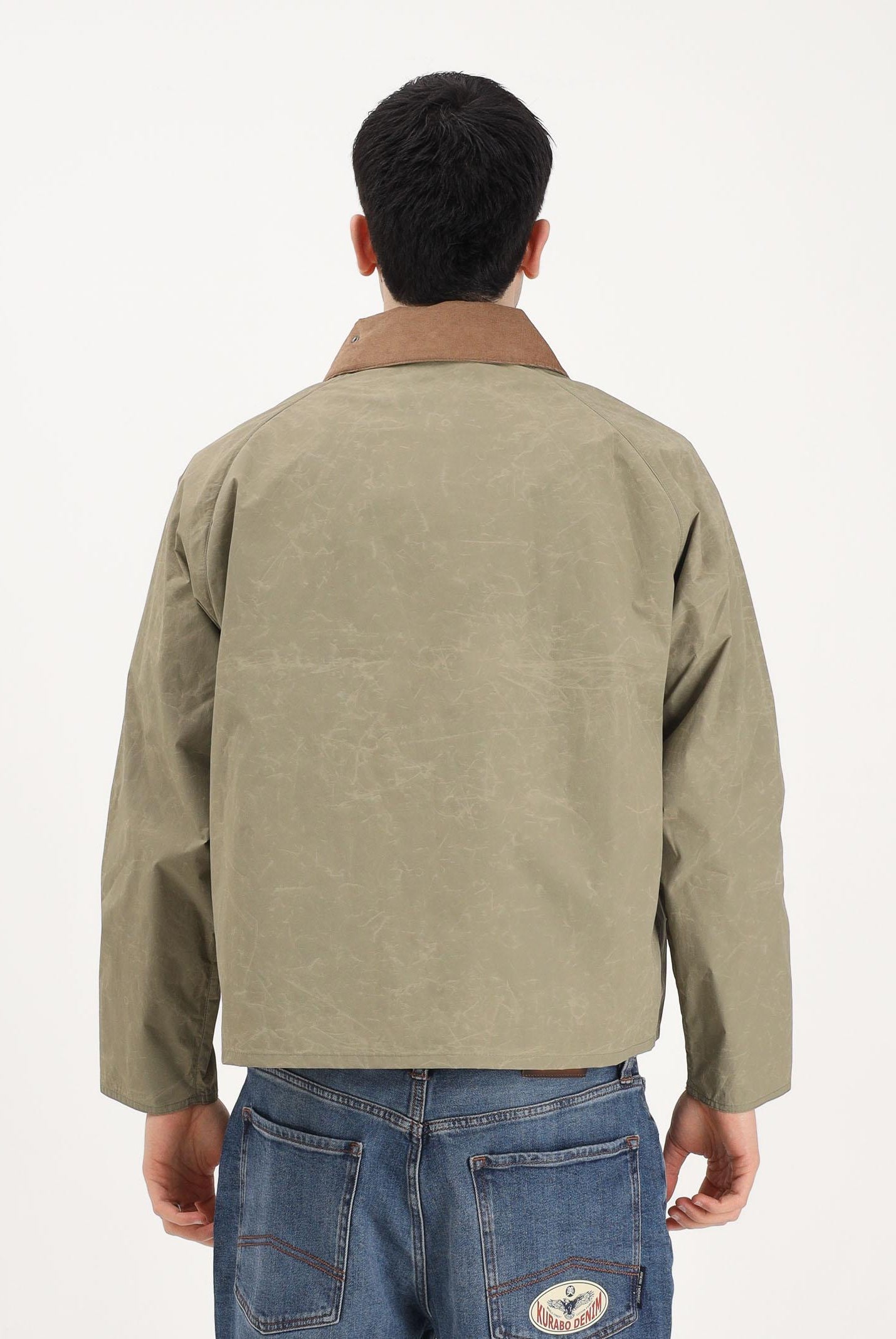 BARBOUR Giacca a vento Ripstop Transport verde oliva da uomo 261-MSP0175 OL31 BARBOUR