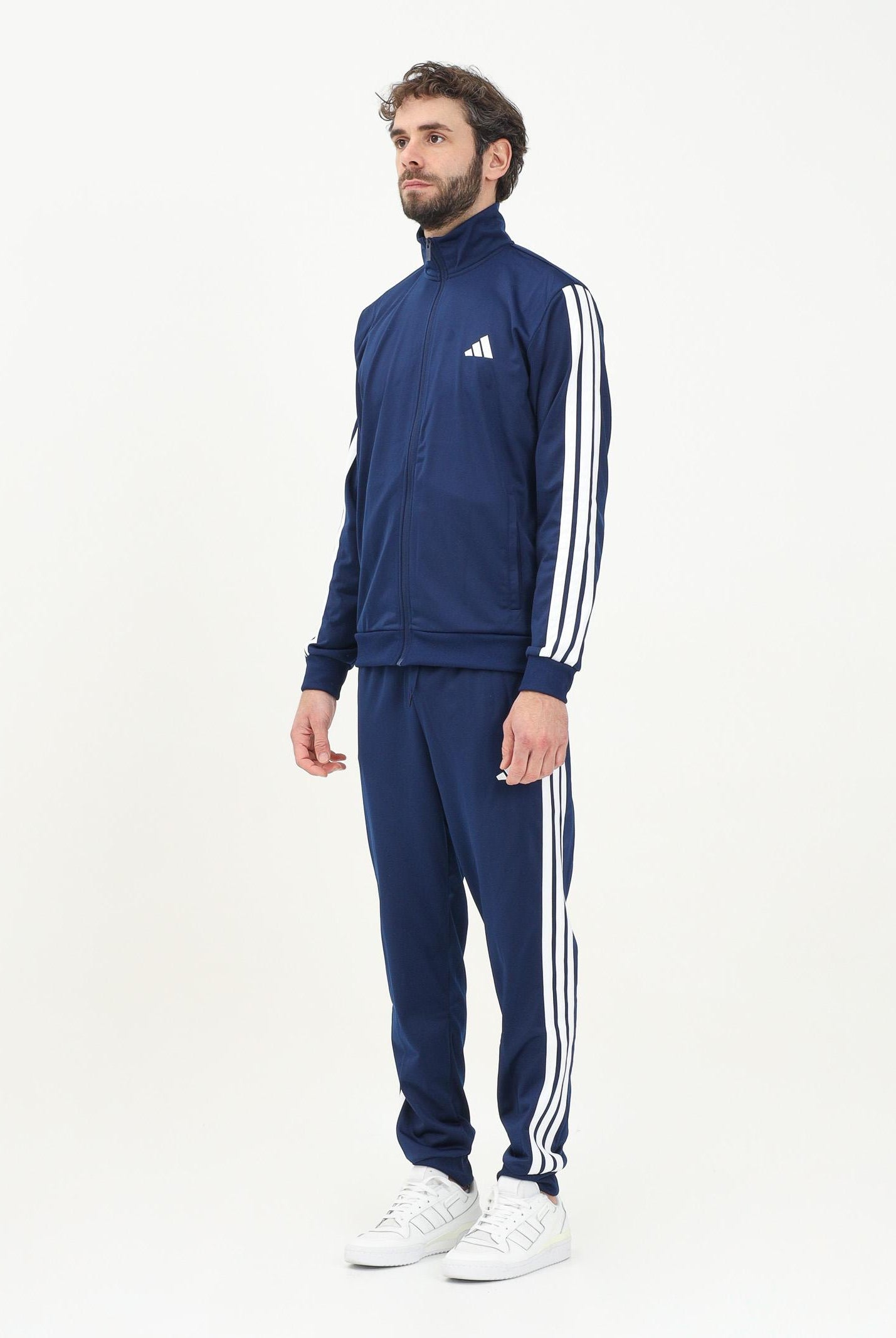 ADIDAS PERFORMANCE Tuta Basic 3-Stripes Tricot blu da uomo JI8859 . ADIDAS PERFORMANCE