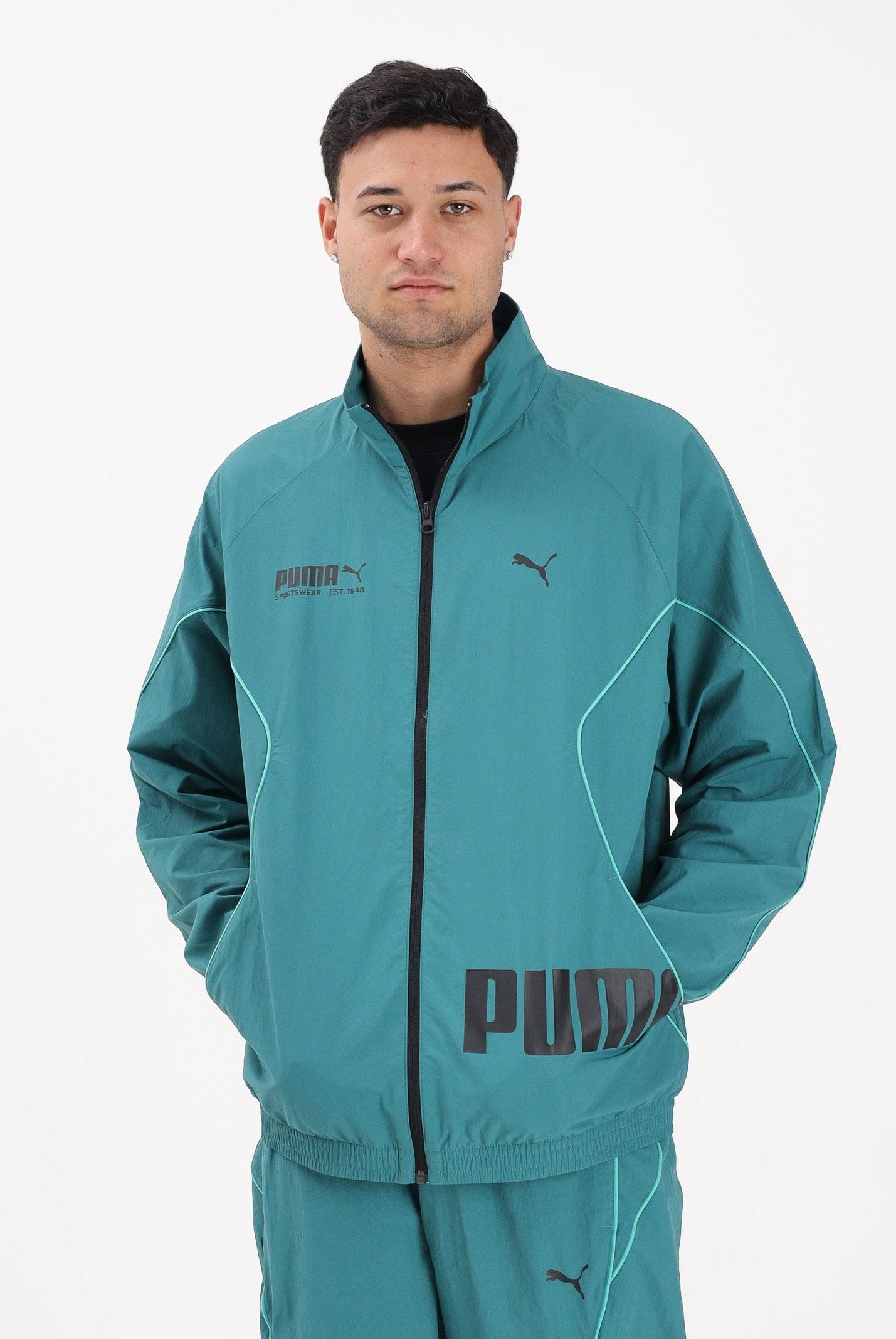 PUMA Giacca a vento PUMA Sport verde da uomo 692173 41 PUMA