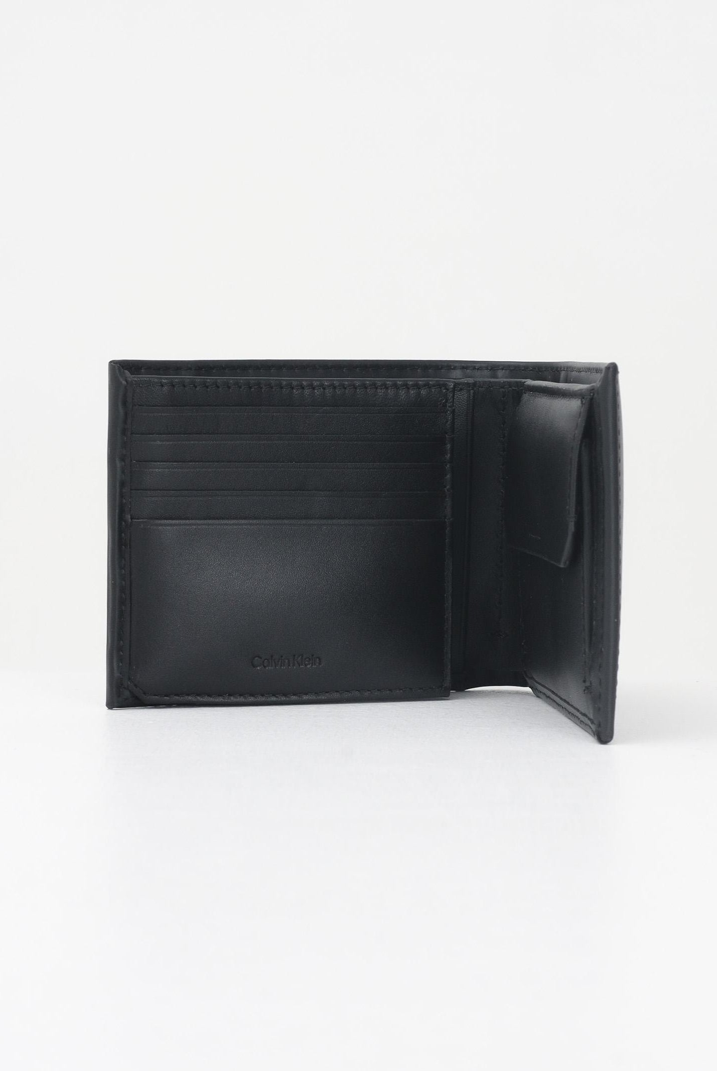 CALVIN KLEIN Portafogli nero da uomo con logo LV04D1105G UB1 CALVIN KLEIN