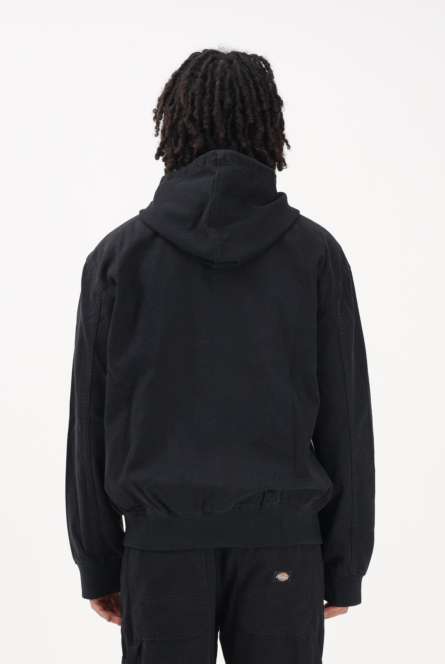 DICKIES Giubbotto in denim nero da uomo DK0A88JZBLK1 . DIckies