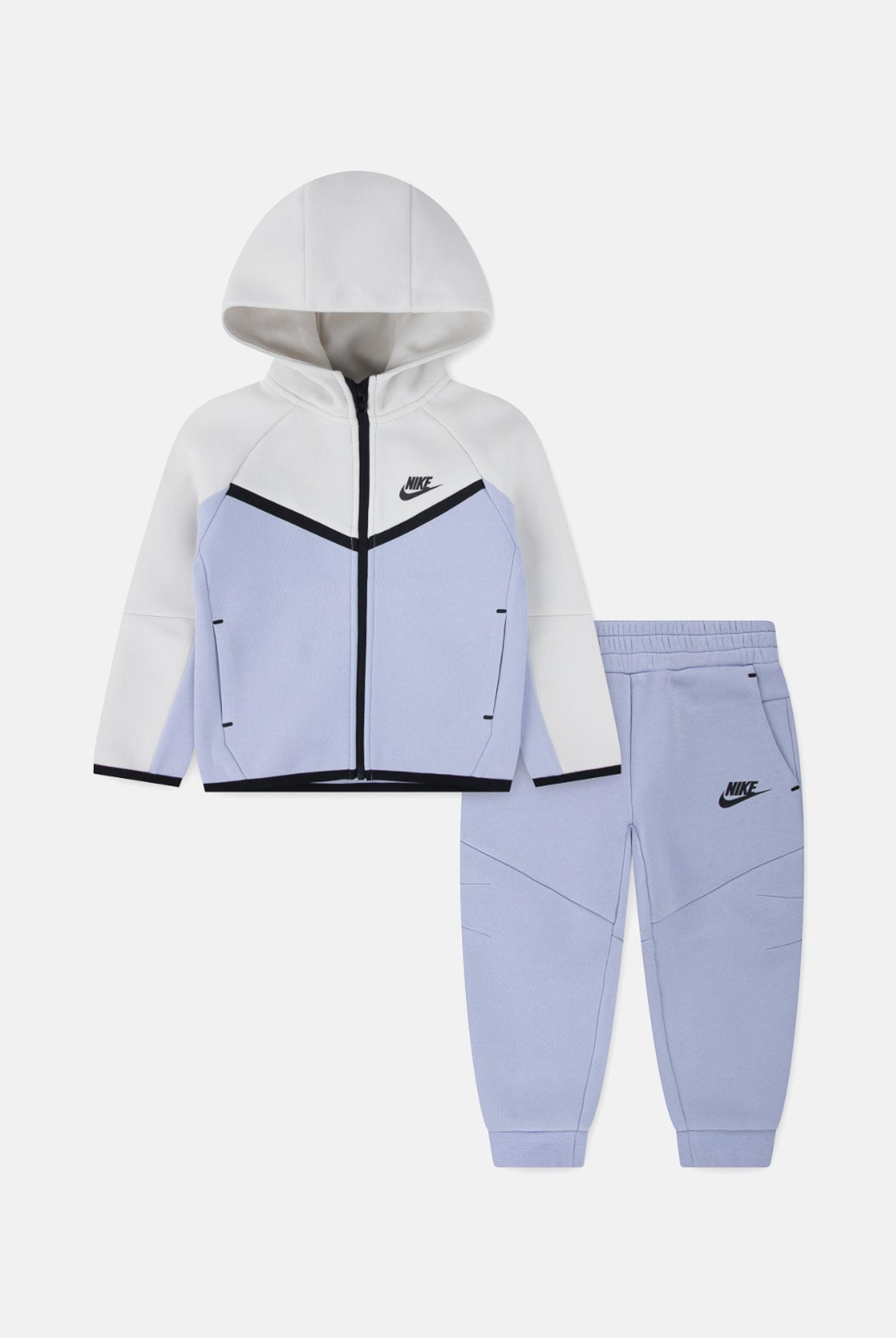 NIKE Tuta Tech Fleece bianca e azzurra per bambino e bambina 86M880 BAD NIKE