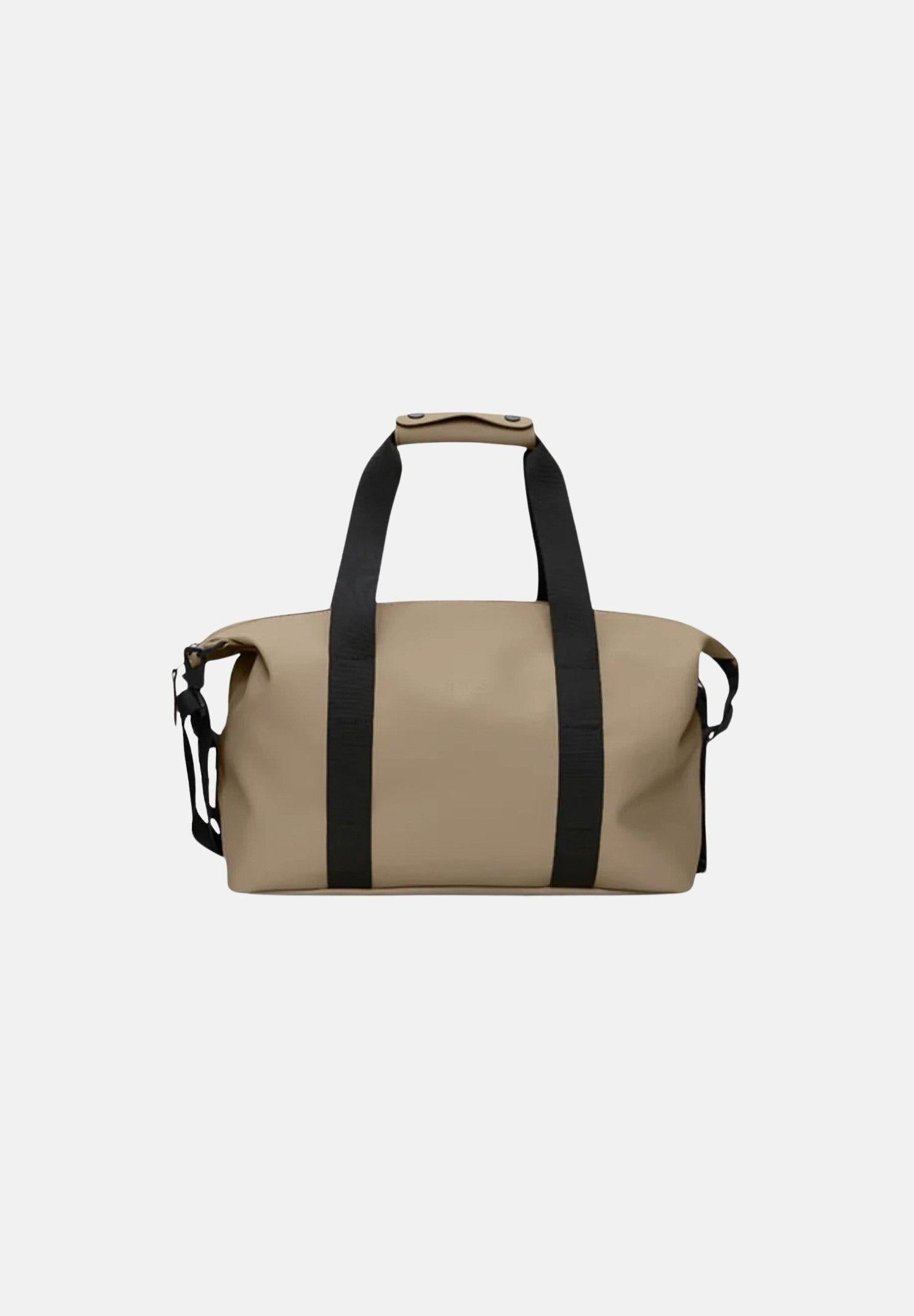 RAINS Borsone Hilo Weekend Bag Small beige per uomo e donna RA14220 BE RAINS