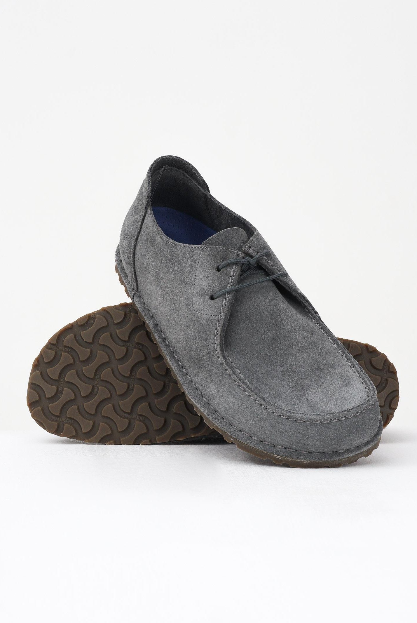 BIRKENSTOCK Scarpe stringate Utti Lace grigie da uomo 1030035 BIRKENSTOCK