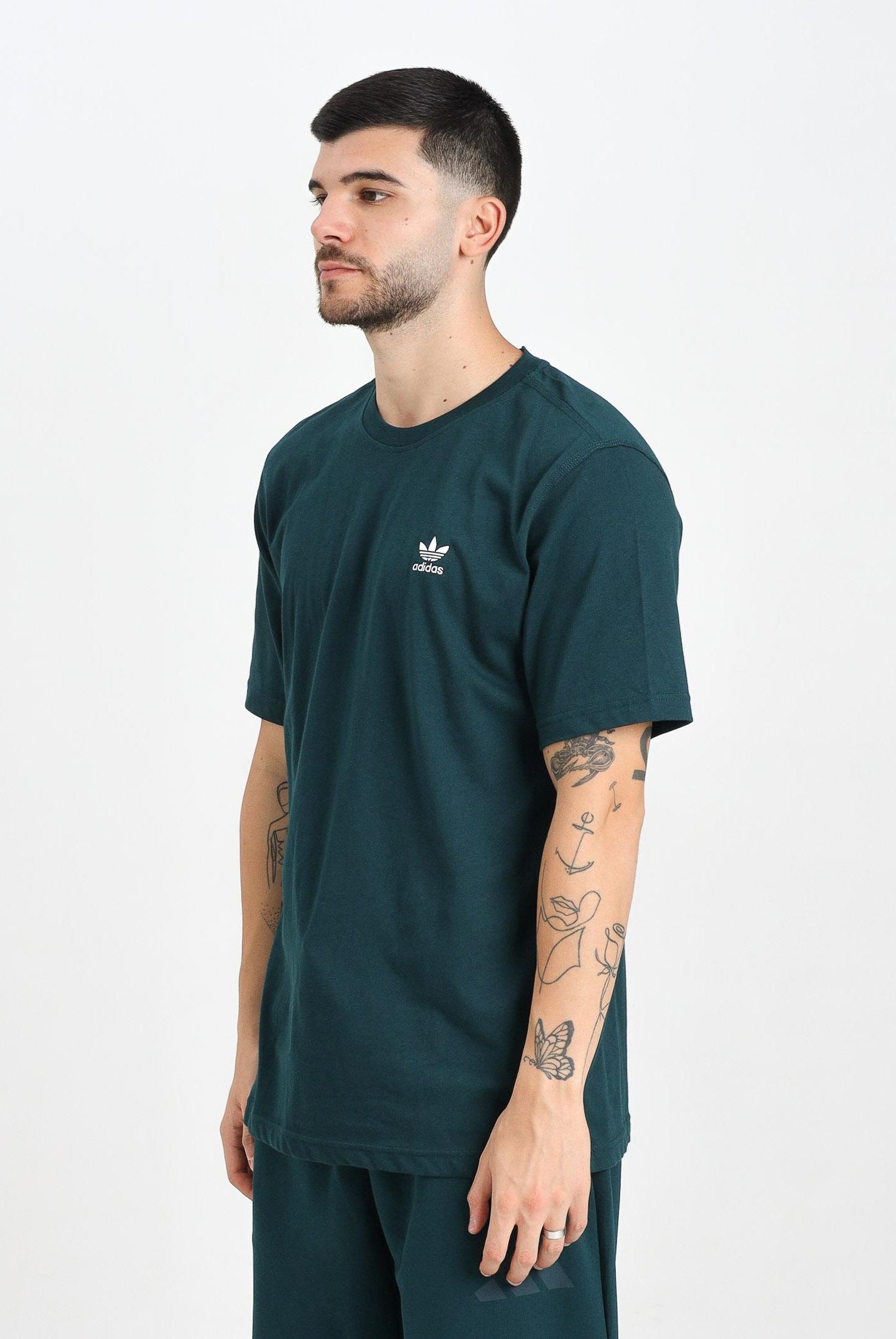 ADIDAS ORIGINALS T-shirt a manica corta Trefoil verde da uomo JZ3586 ADIDAS ORIGINALS