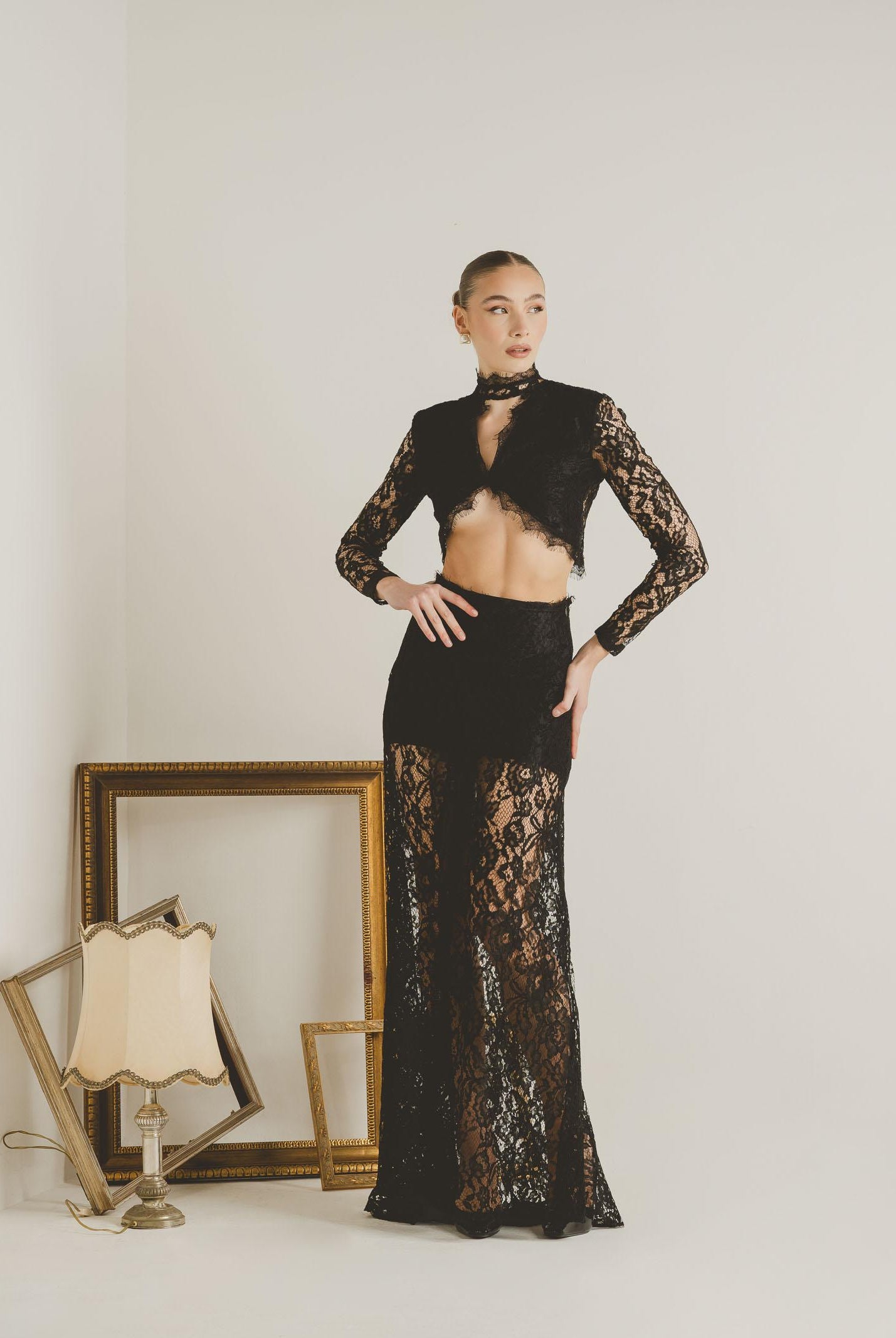 SANTAS Coordinato ÉTOILE NOIRE nero da donna PV2613 NE SANTAS