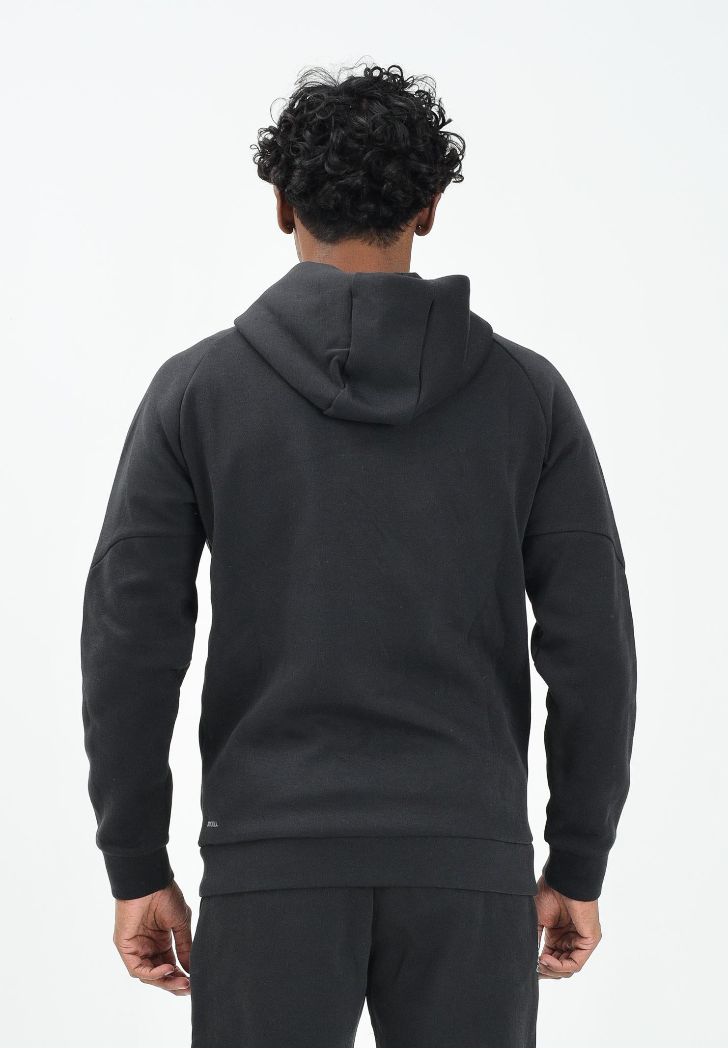 PUMA Felpa con zip PUMATECH nera da uomo 629674 01 PUMA