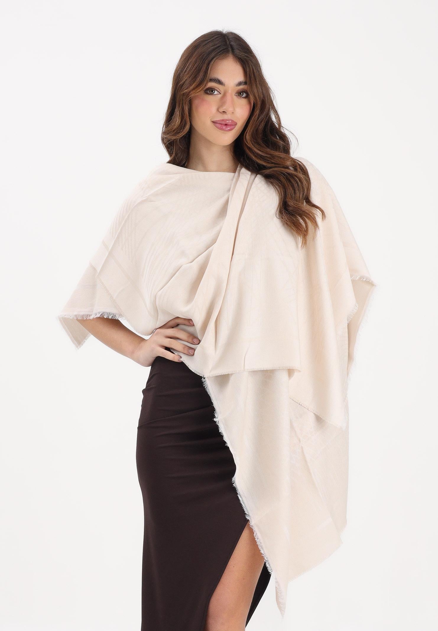 ELISABETTA FRANCHI Pashmina burro da donna con lurex SC13F62E2 193 ELISABETTA FRANCHI