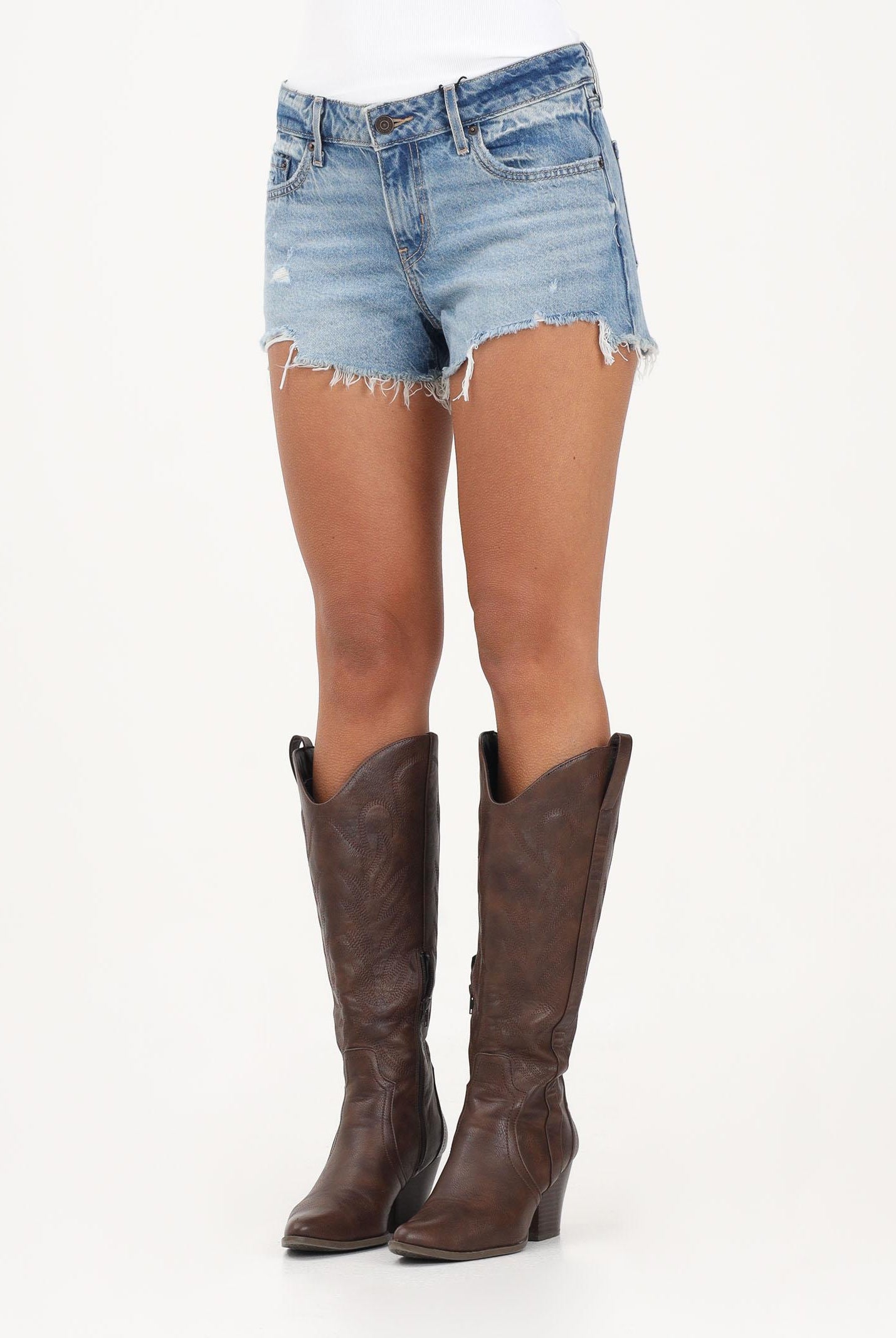 LEVI'S Shorts Low in denim chiaro da donna 005DR-0001 . LEVI'S®