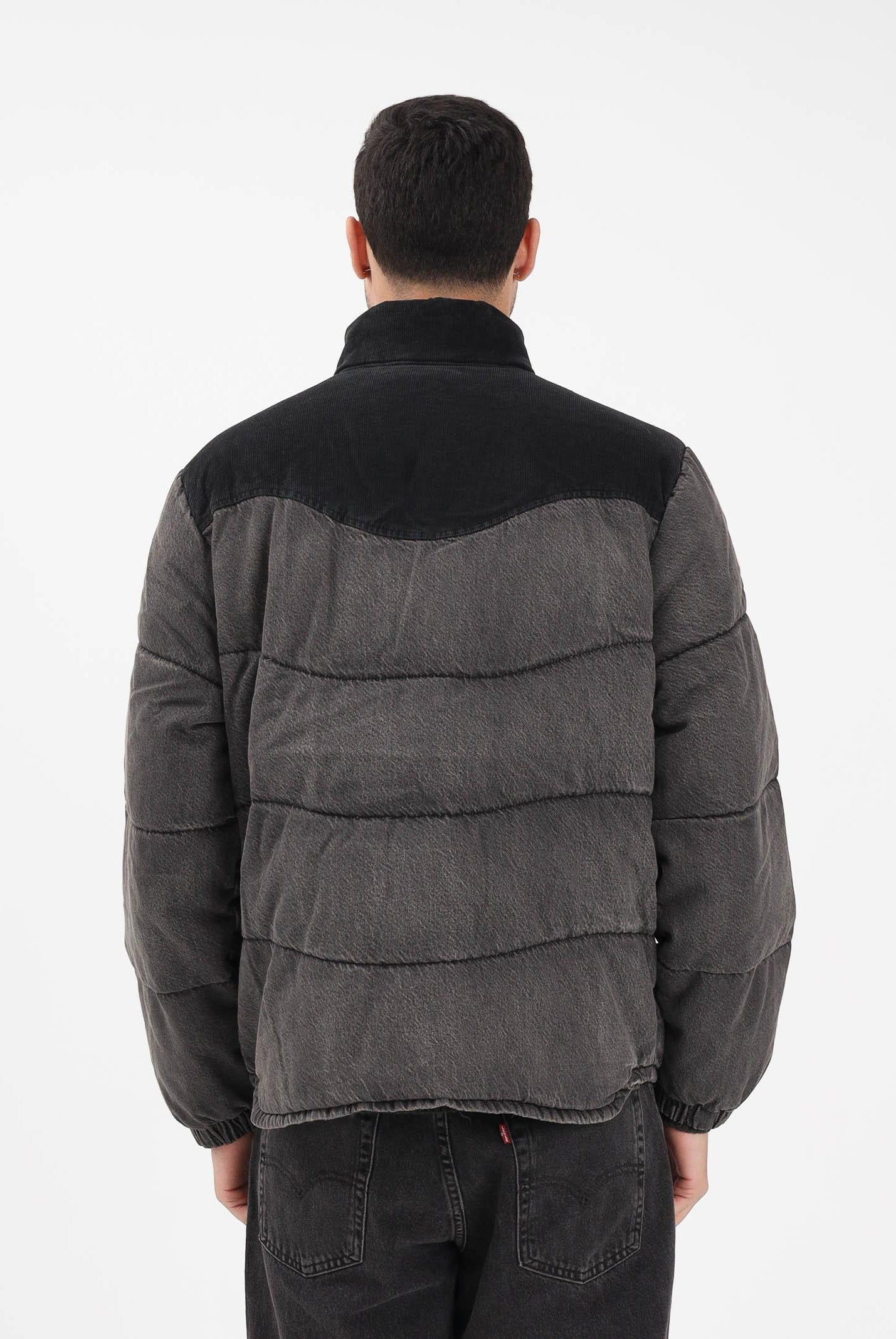 LEVI'S® Piumino Wild West in denim nero da uomo 004EX-0001 . LEVI'S®