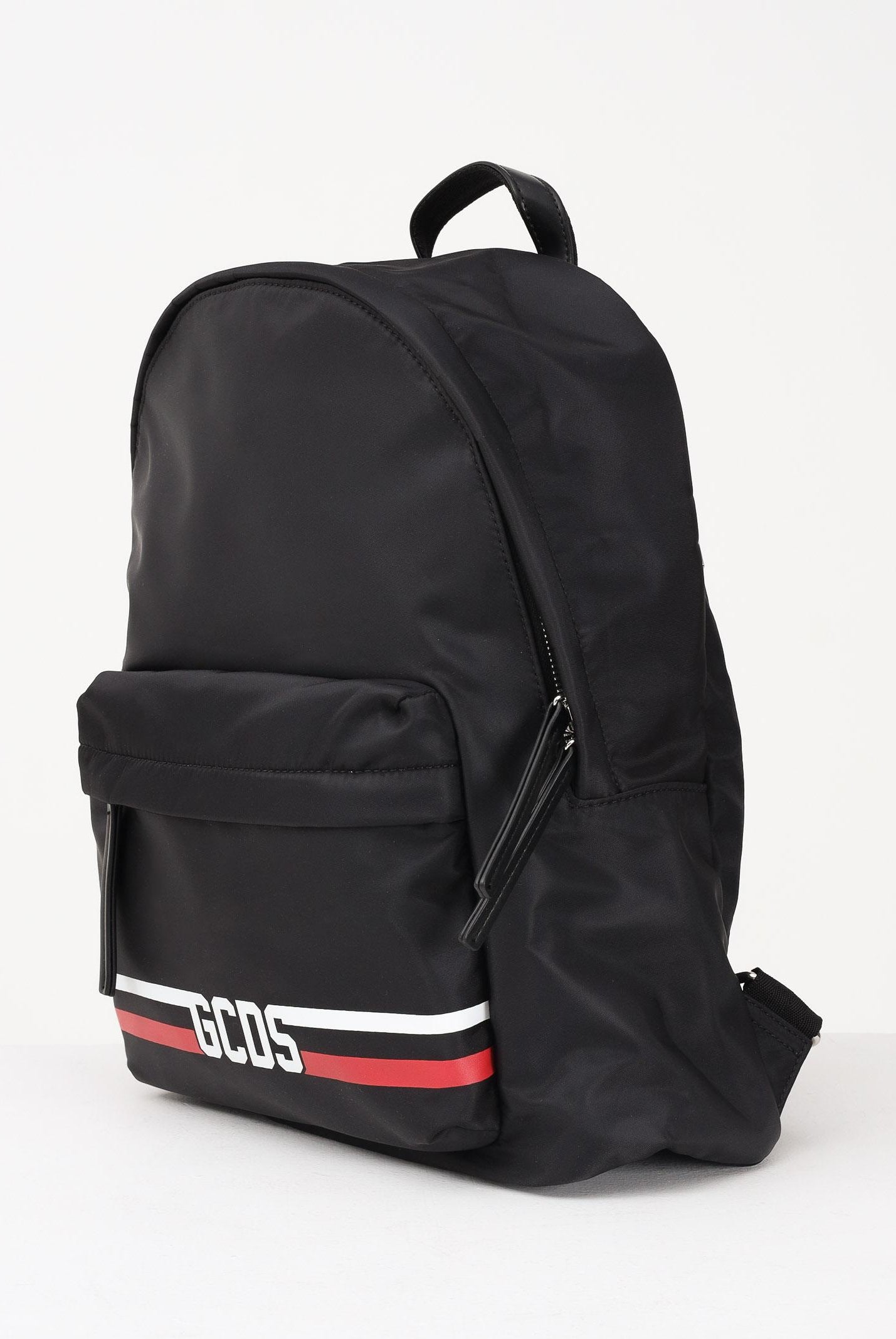 GCDS Zaino nero per uomo e donna con logo GCDSEB001 99 GCDS