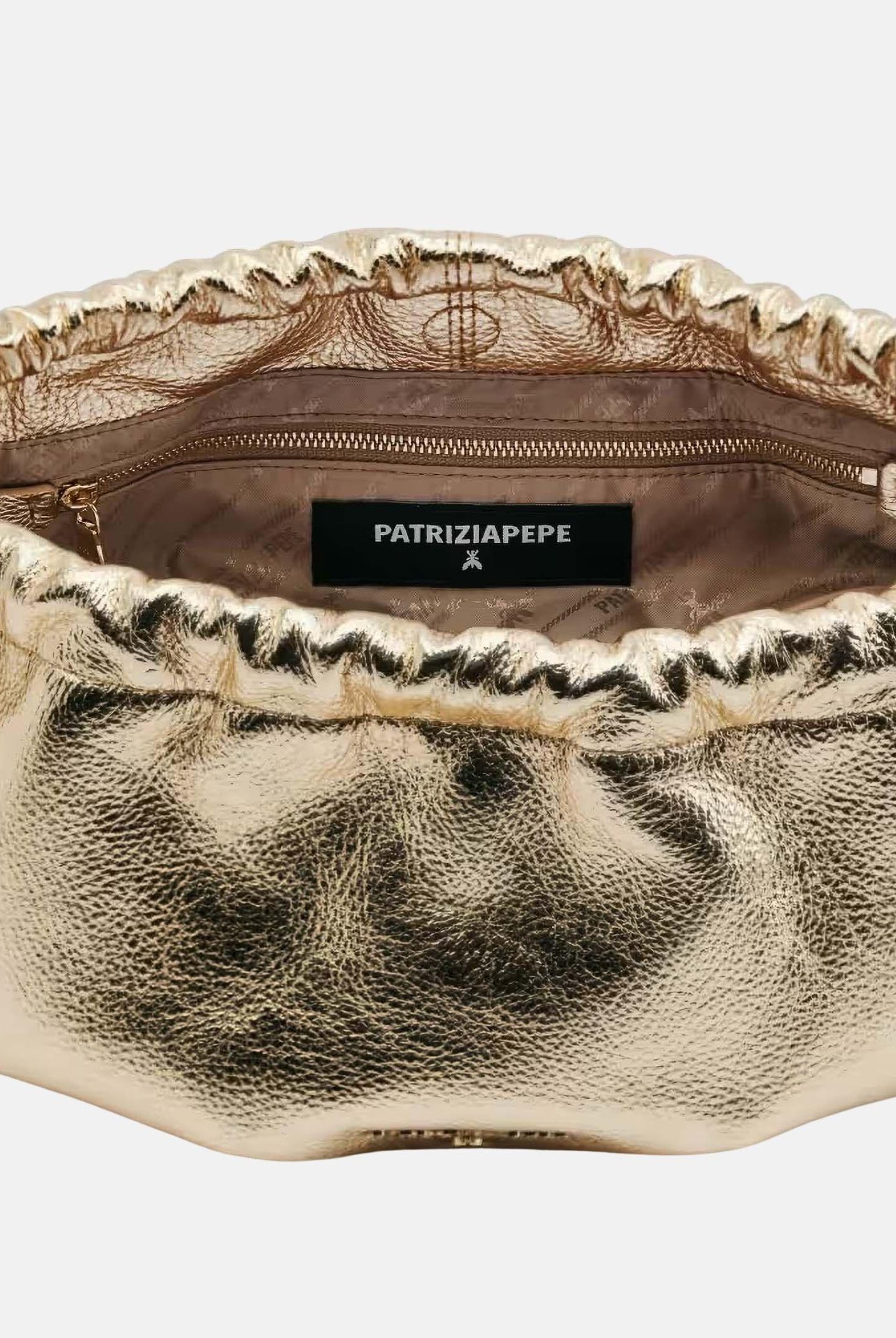 PATRIZIA PEPE Pochette Bubble oro da donna 2B0161L031 Y442 PATRIZIA PEPE