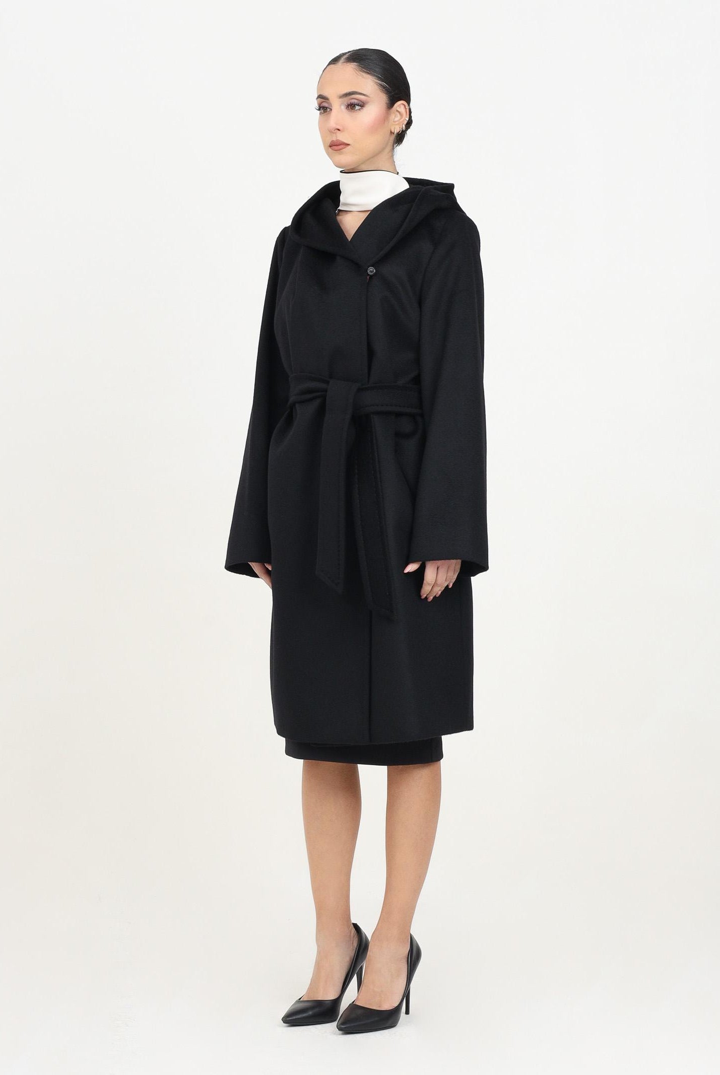 MAX MARA Cappotto nero da donna modello Newmang 2426016111600 013 MAX MARA