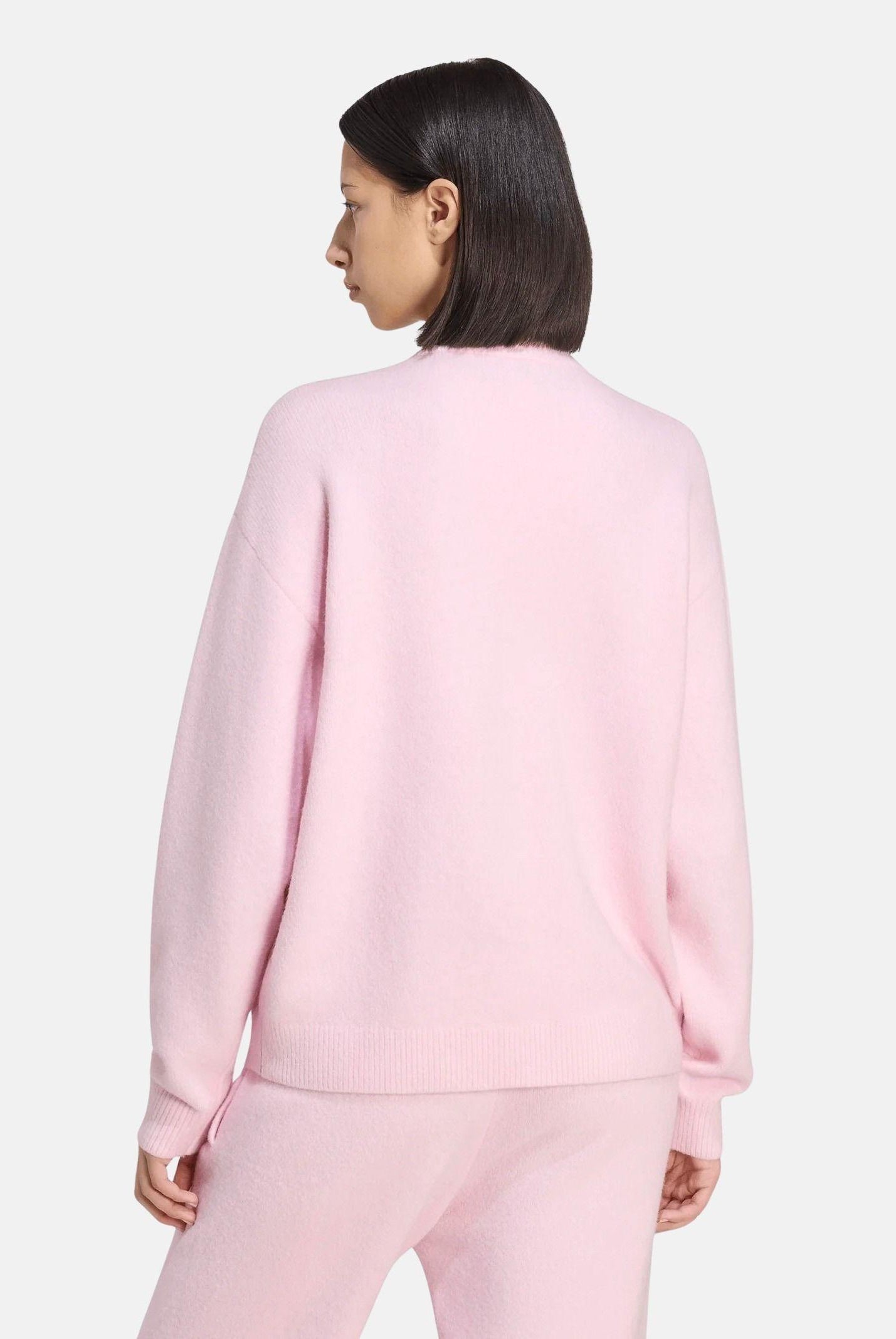 ADIDAS ORIGINALS Maglione girocollo Athletic Dept Knitted rosa da donna LD4474 . ADIDAS ORIGINALS