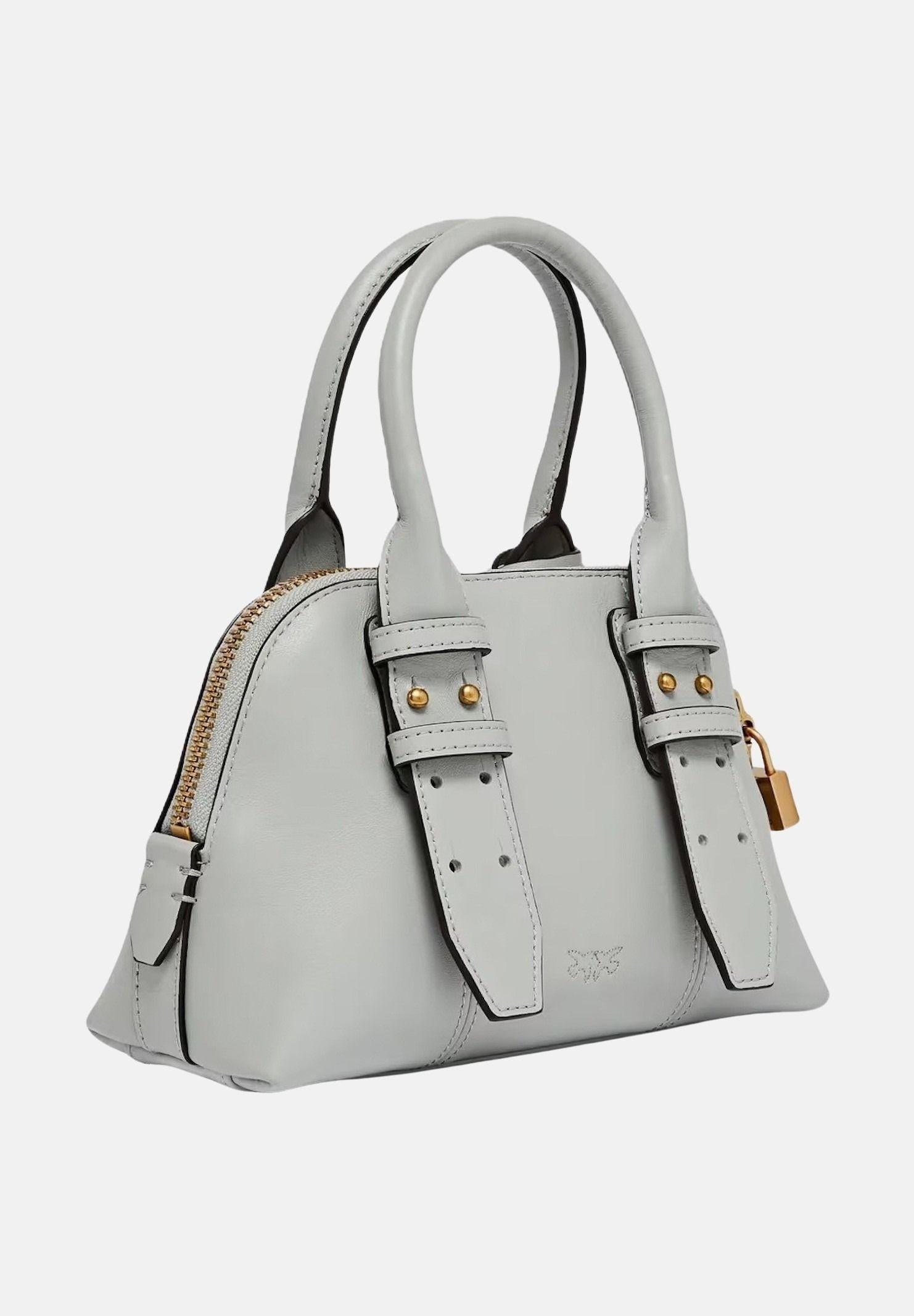 PINKO Borsa a mano Mini Escape Bag grigio perla da donna 105333A0QO K32Q PINKO