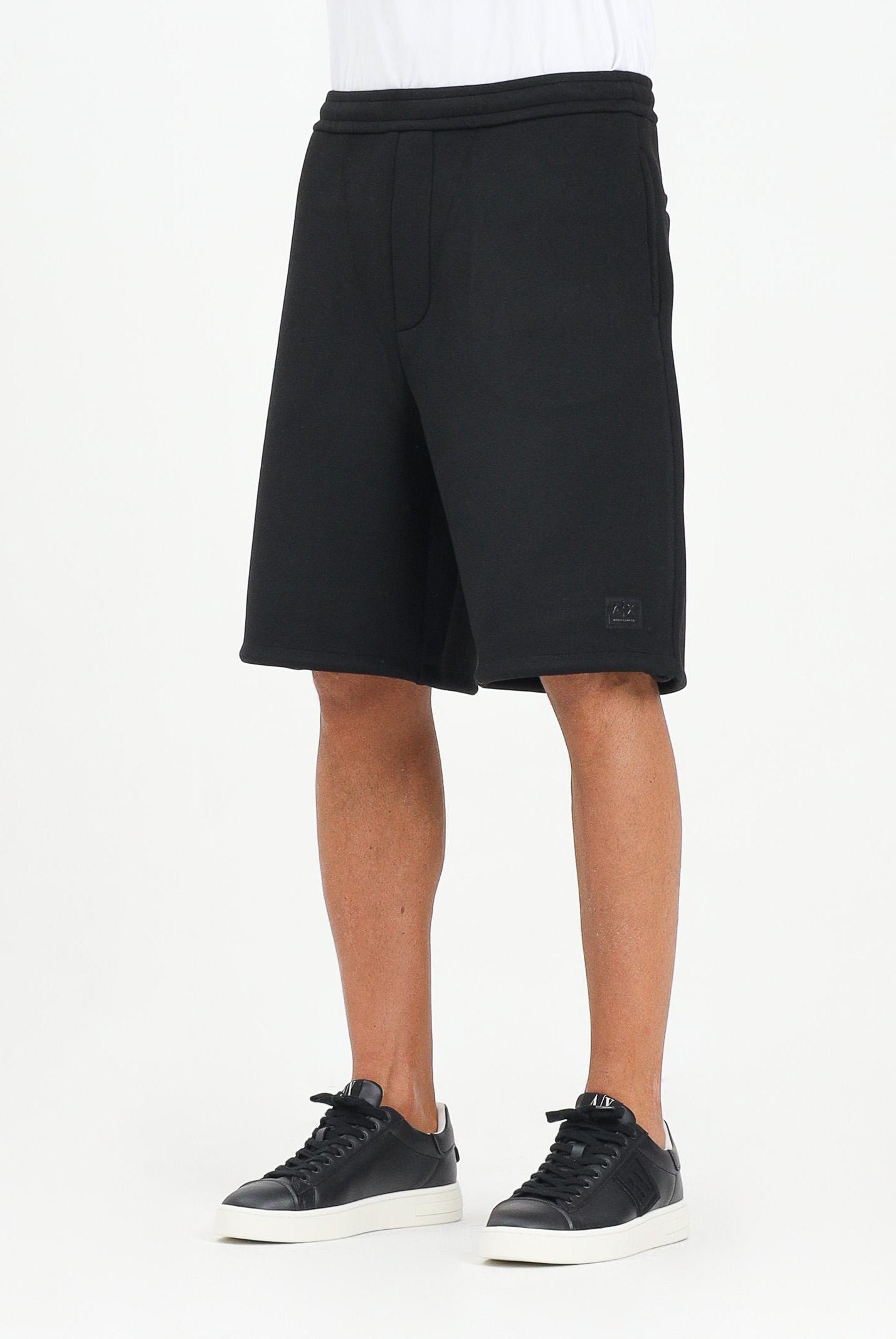 ARMANI EXCHANGE Shorts nero da uomo con logo XM001392AF18746 UC001 ARMANI EXCHANGE