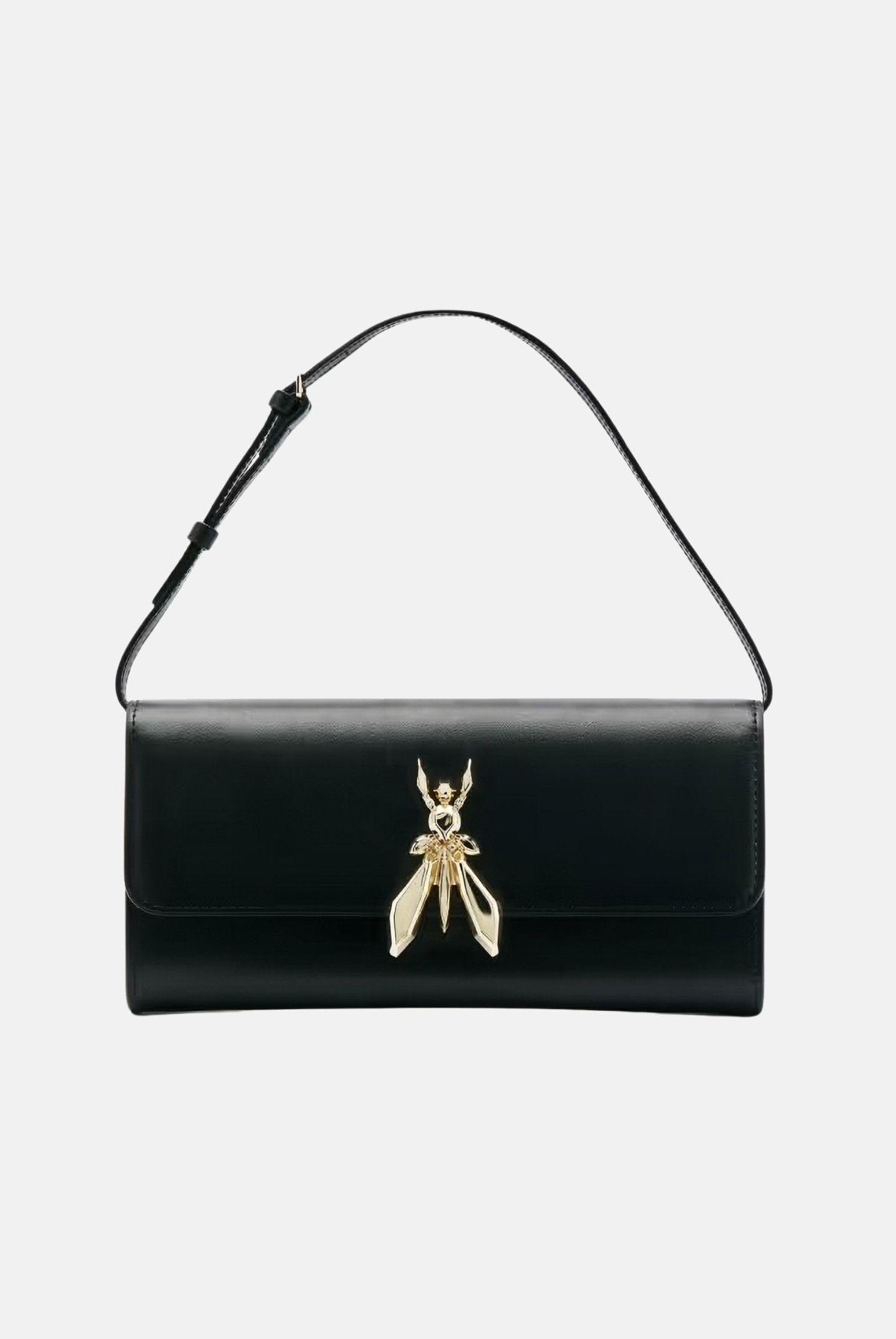 PATRIZIA PEPE Borsa a spalla Square Essential Fly nera da donna 8B0304L061 K103 PATRIZIA PEPE