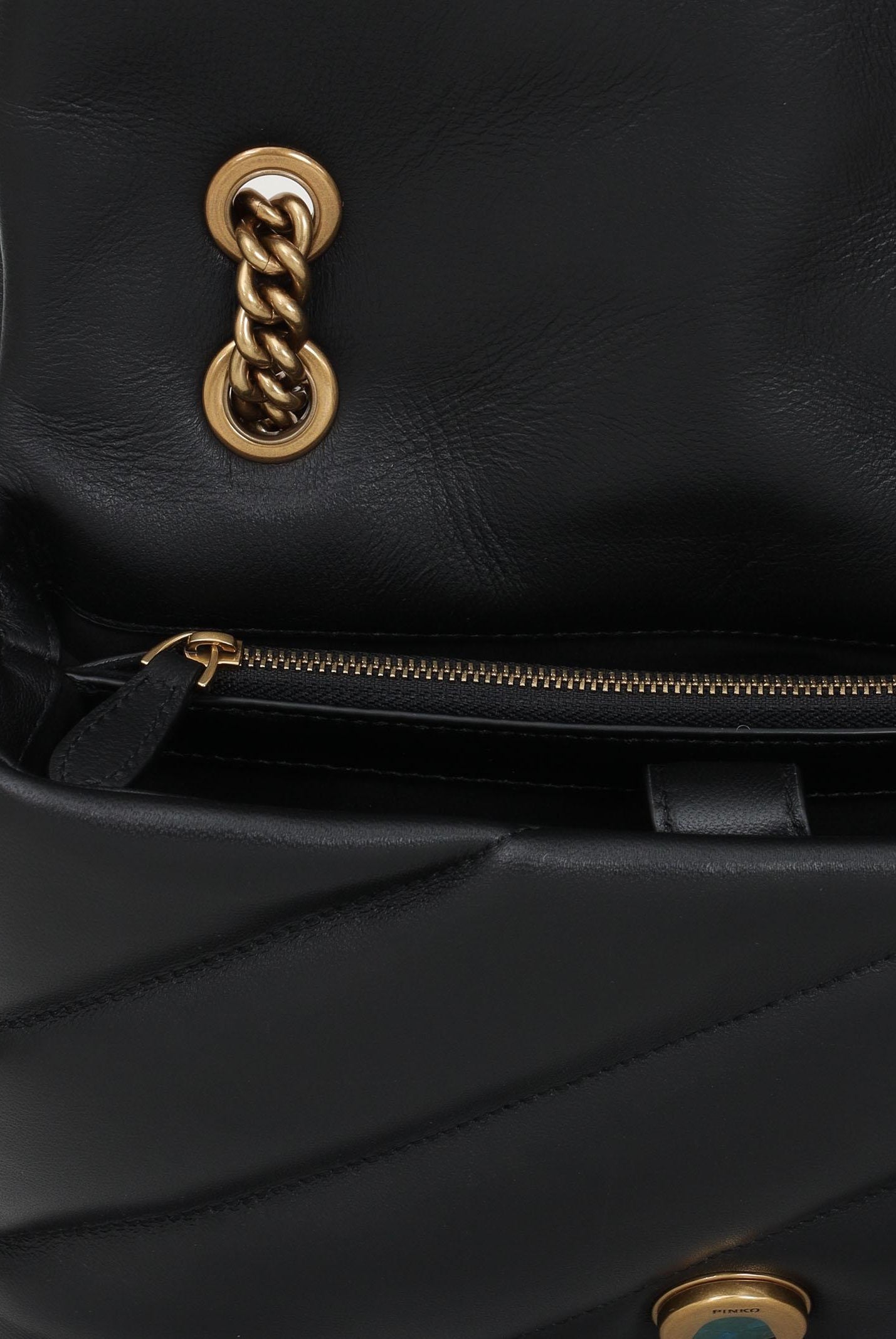 PINKO Borsa a tracolla Classic Love Bag Puff nera da donna 100038A0F2 Z99Q PINKO