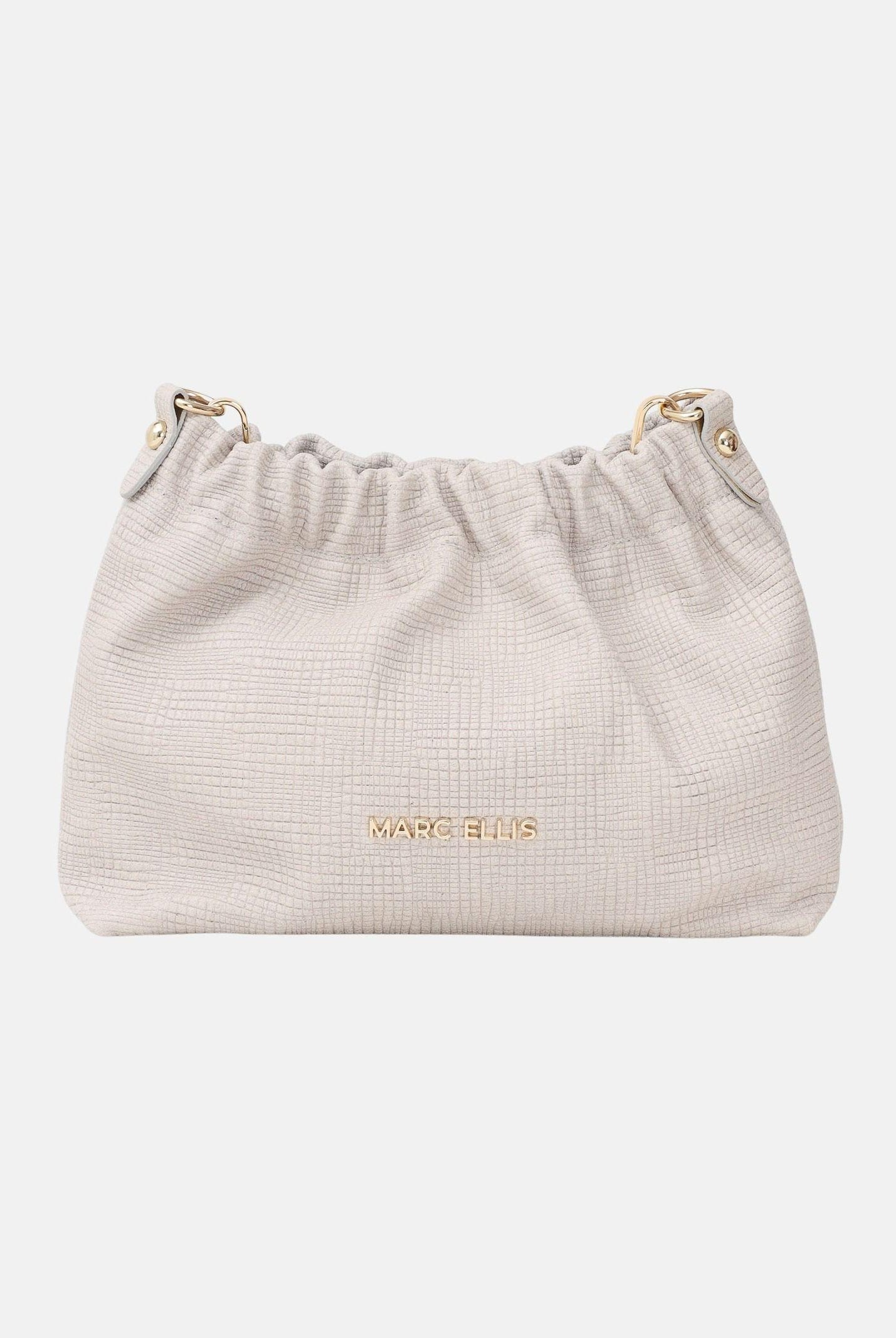 MARC ELLIS Borsa a tracolla Helena Suede panna da donna HELENA-SUEDE-RF OFBLGO MARC ELLIS