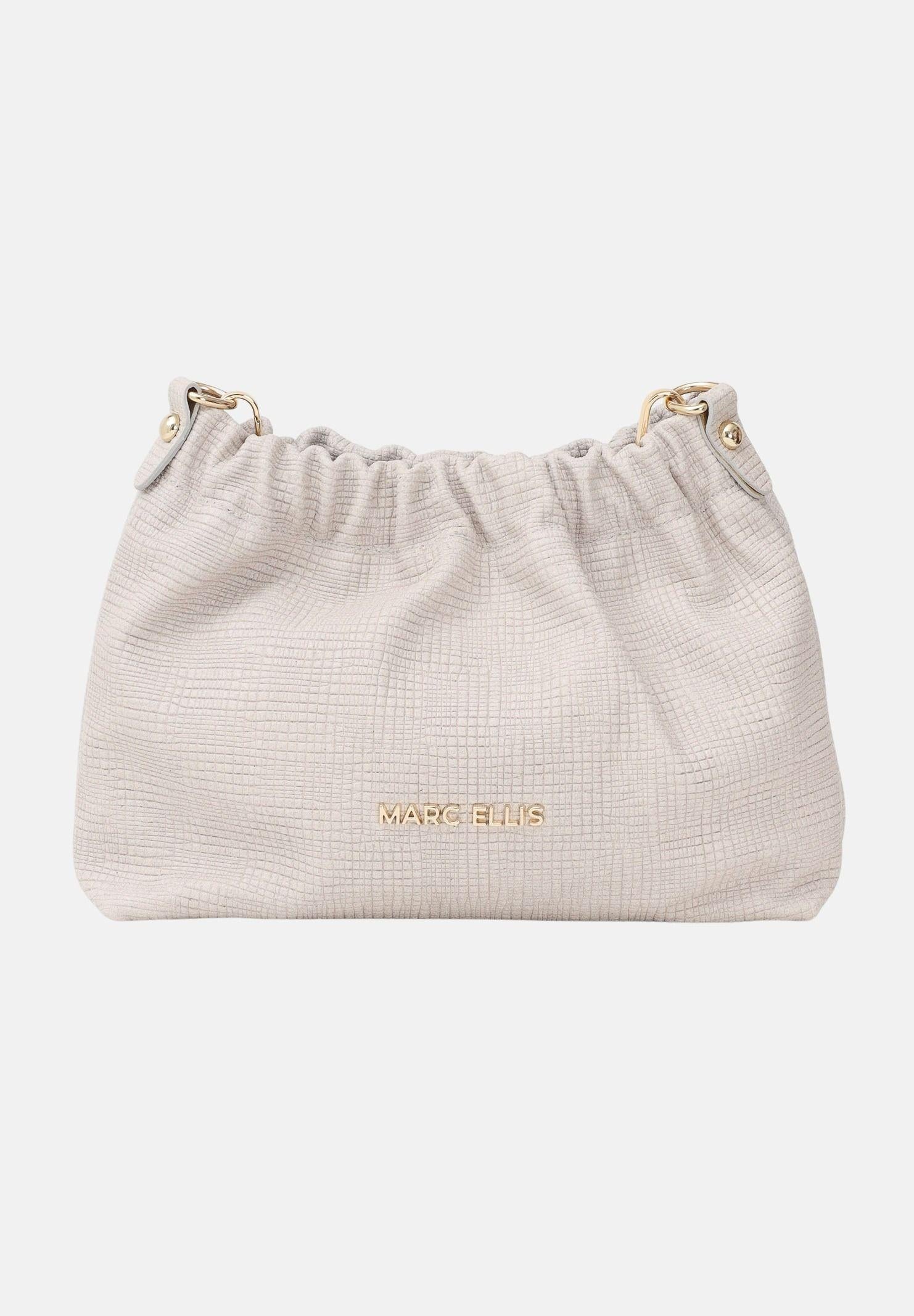 MARC ELLIS Borsa a tracolla Helena Suede panna da donna HELENA-SUEDE-RF OFBLGO MARC ELLIS