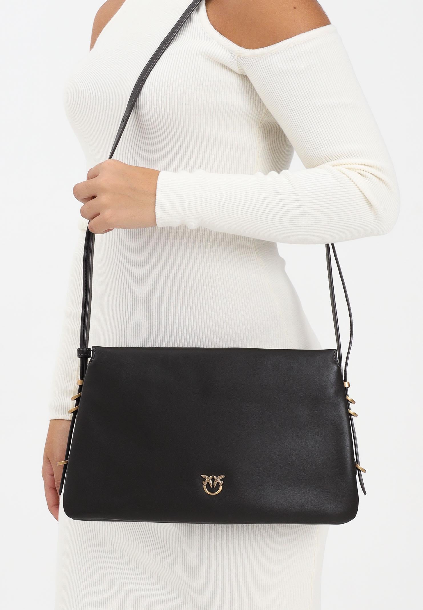 PINKO Borsa a tracolla One, Two, Three Bag fango da donna 105161A0QO K35Q PINKO