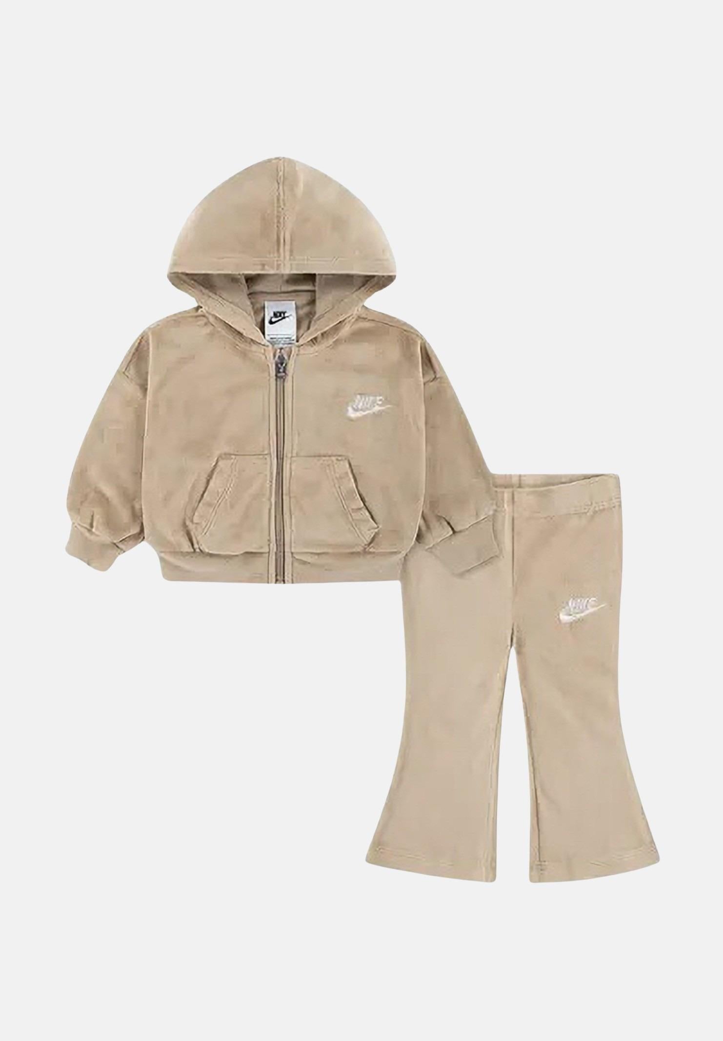NIKE Tuta in velluto beige da neonato 16N417 X0L NIKE