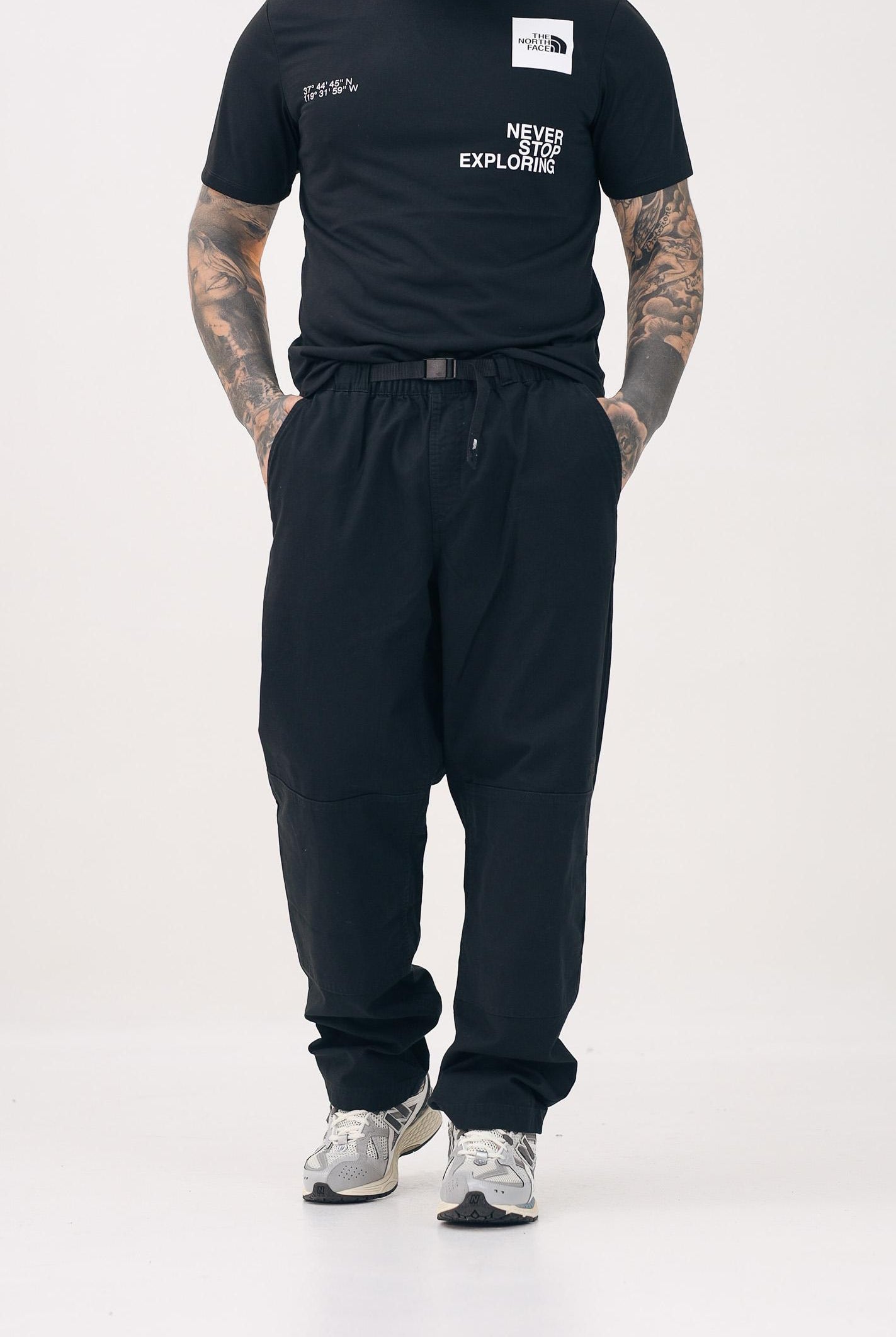 THE NORTH FACE Pantalone Beta Utility Belted nero da uomo NF0A8B62JK31 . THE NORTH FACE