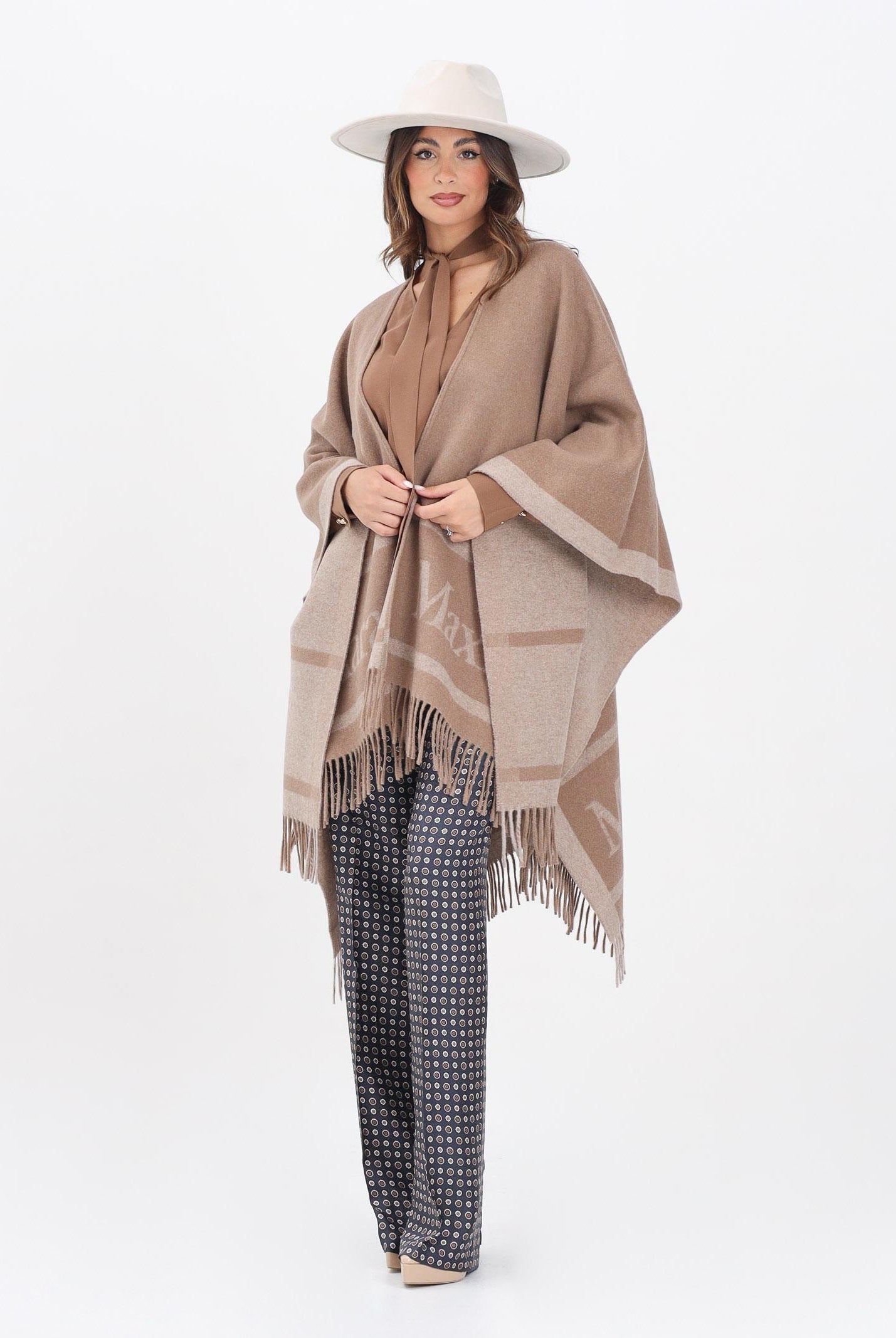 MAX MARA Mantella Hildestd color cammello da donna 2526546021600 002 MAX MARA