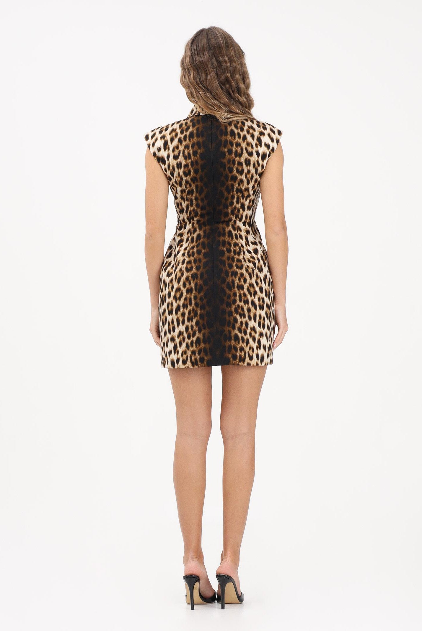 SPORTMAX Abito corto SPXLONZA leopardato da donna 2612221182600 001 SPORTMAX