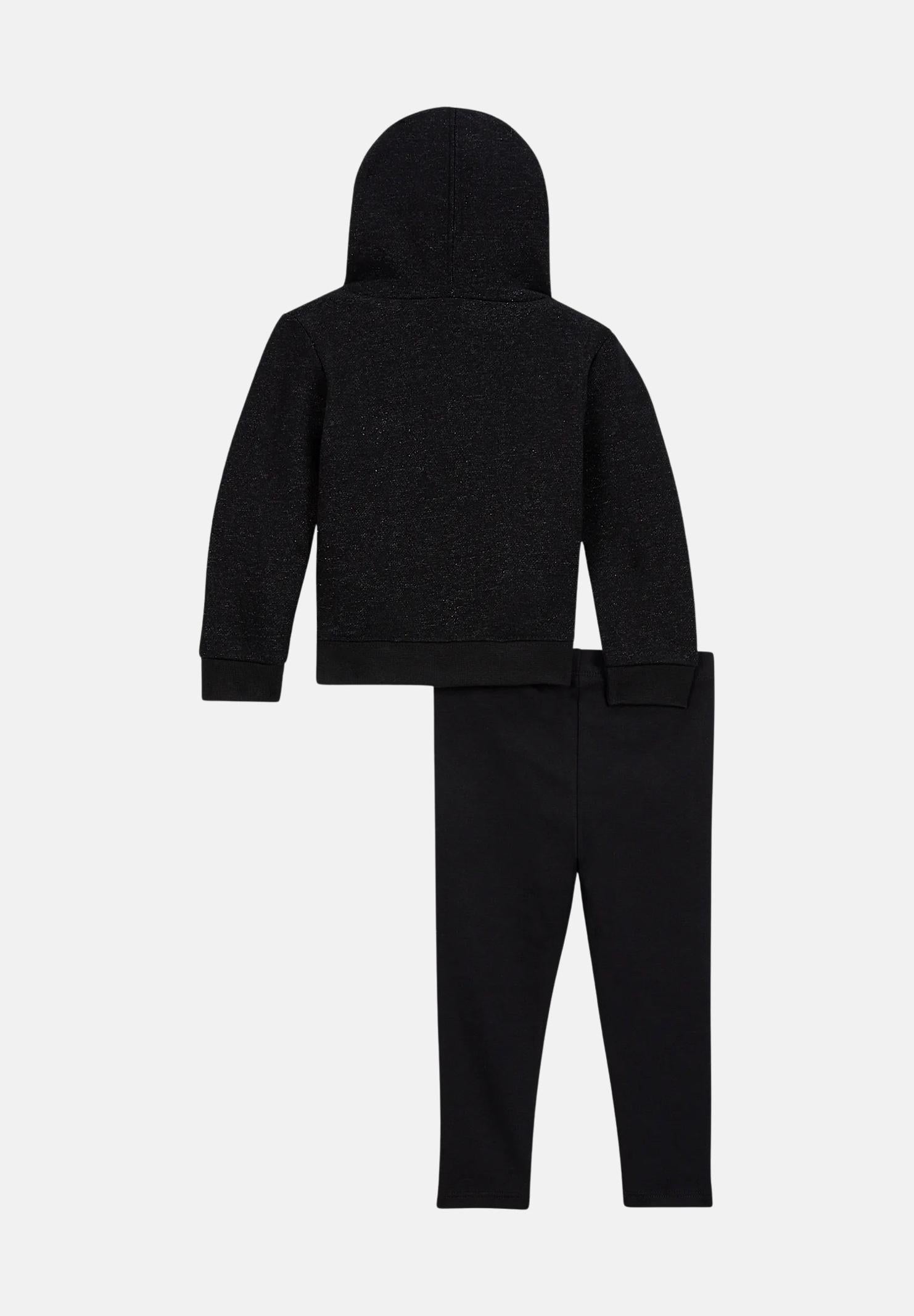 Tuta Dri-FIT "See Me Shine" nera da neonato 15D565 023 JORDAN