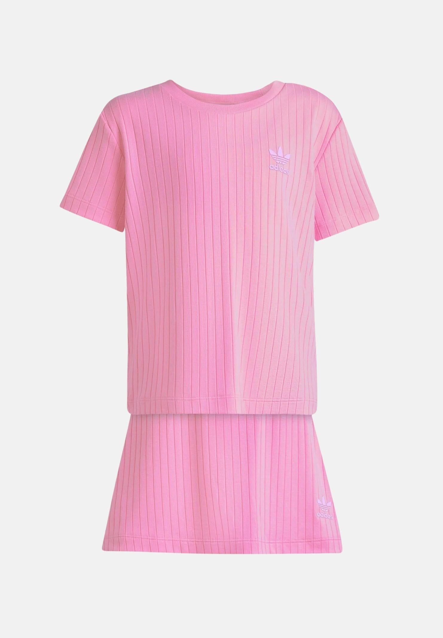 ADIDAS ORIGINALS Completino REGULAR RIB rosa da bambina KE4981 . ADIDAS ORIGINALS