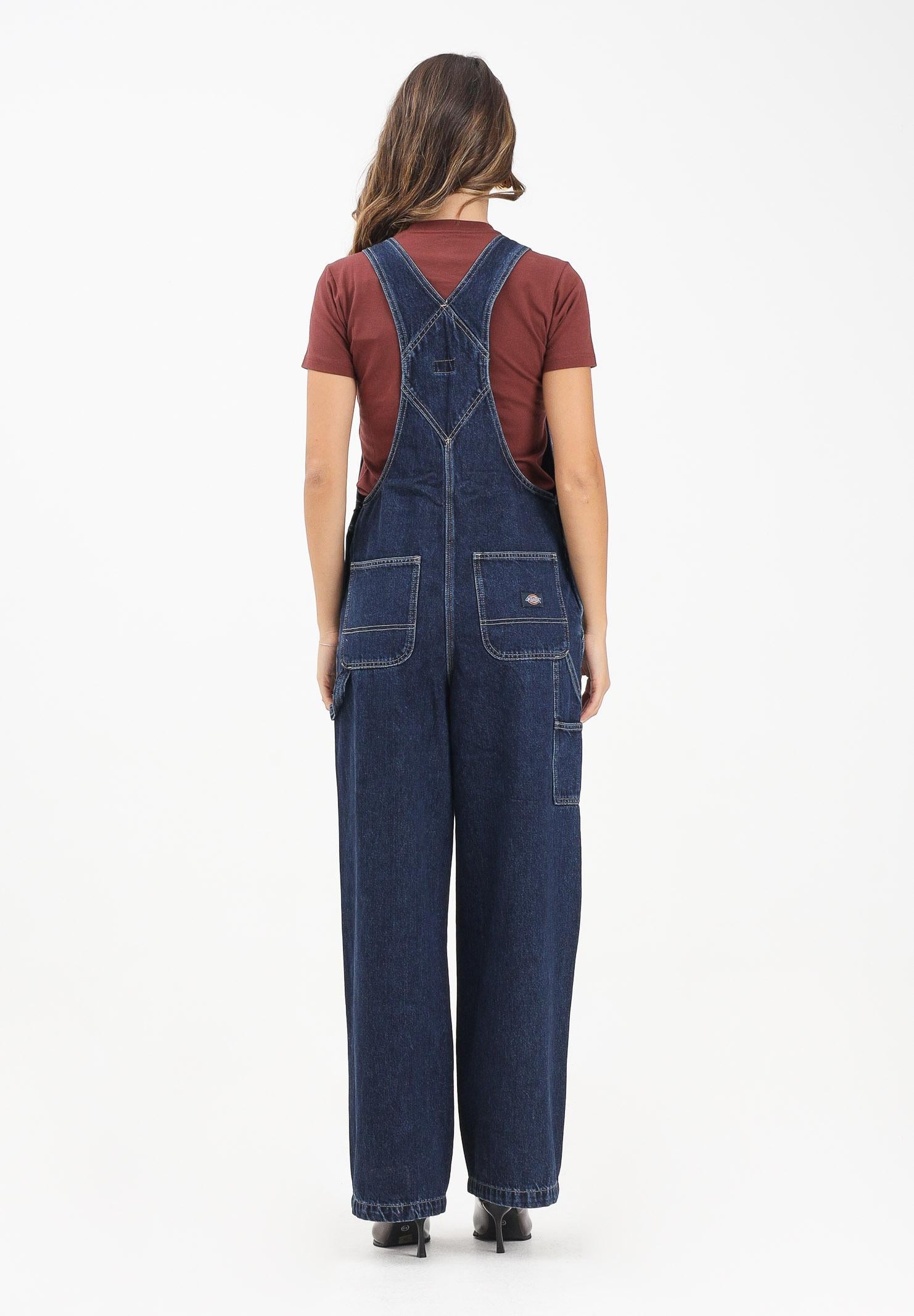DICKIES Salopette Mechanic in denim blu da donna DK0A87N70DD1 DIckies