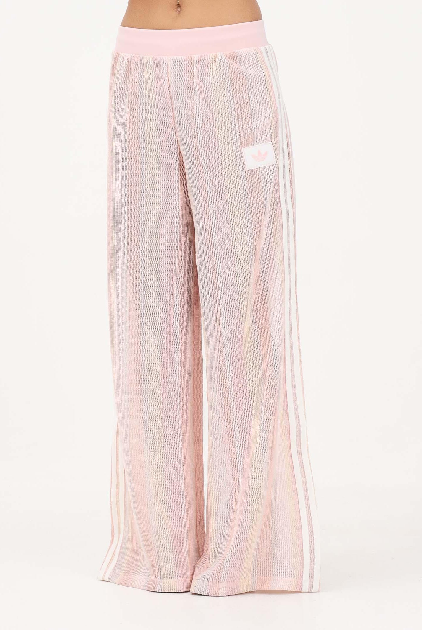 ADIDAS ORIGINALS Pantalone sportivo SUMMER GLOW KNITTED FIREBIRD rosa da donna KY2037 . ADIDAS ORIGINALS