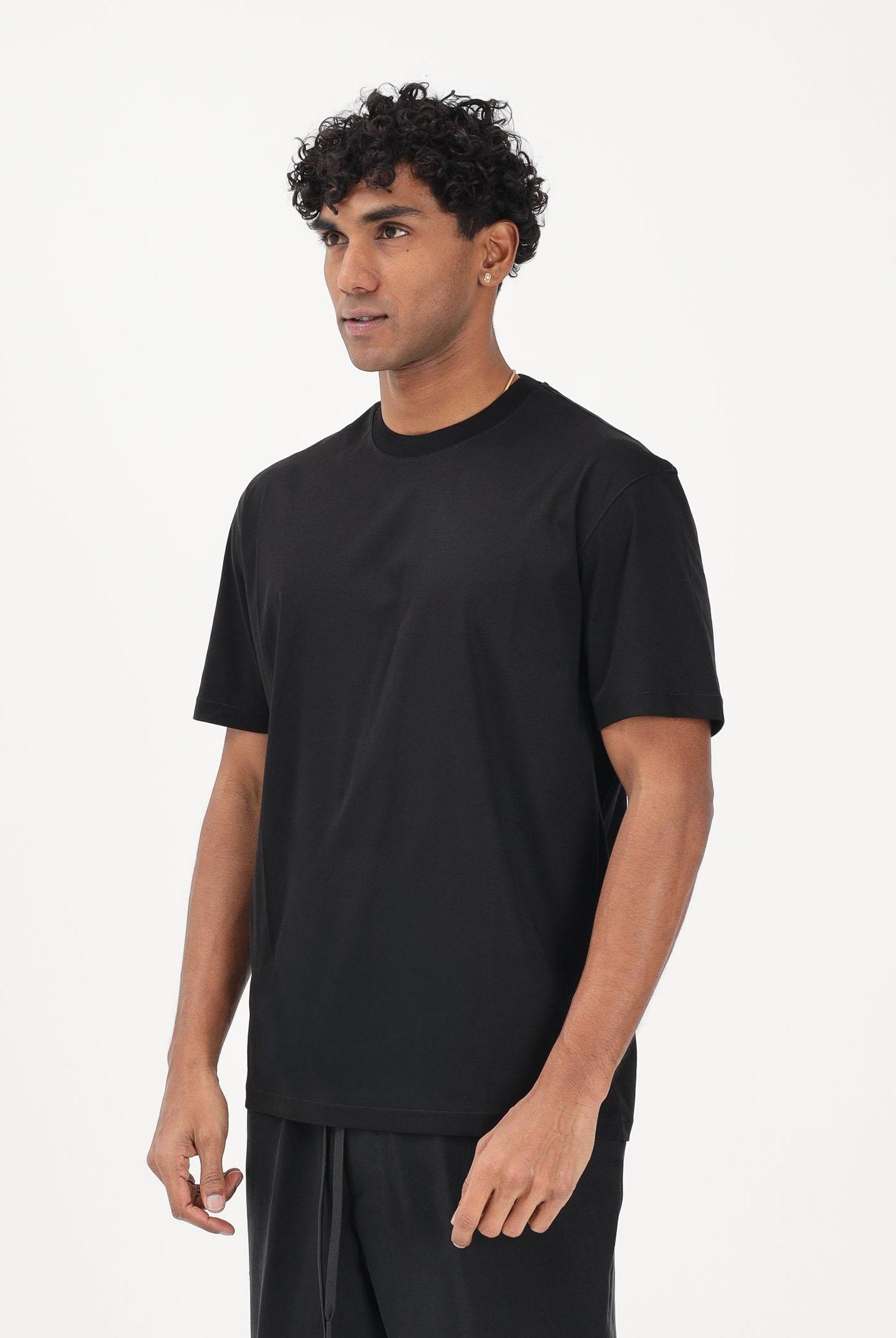 I'M BRIAN T-shirt a manica corta nera da uomo TS3742 009 I'M BRIAN