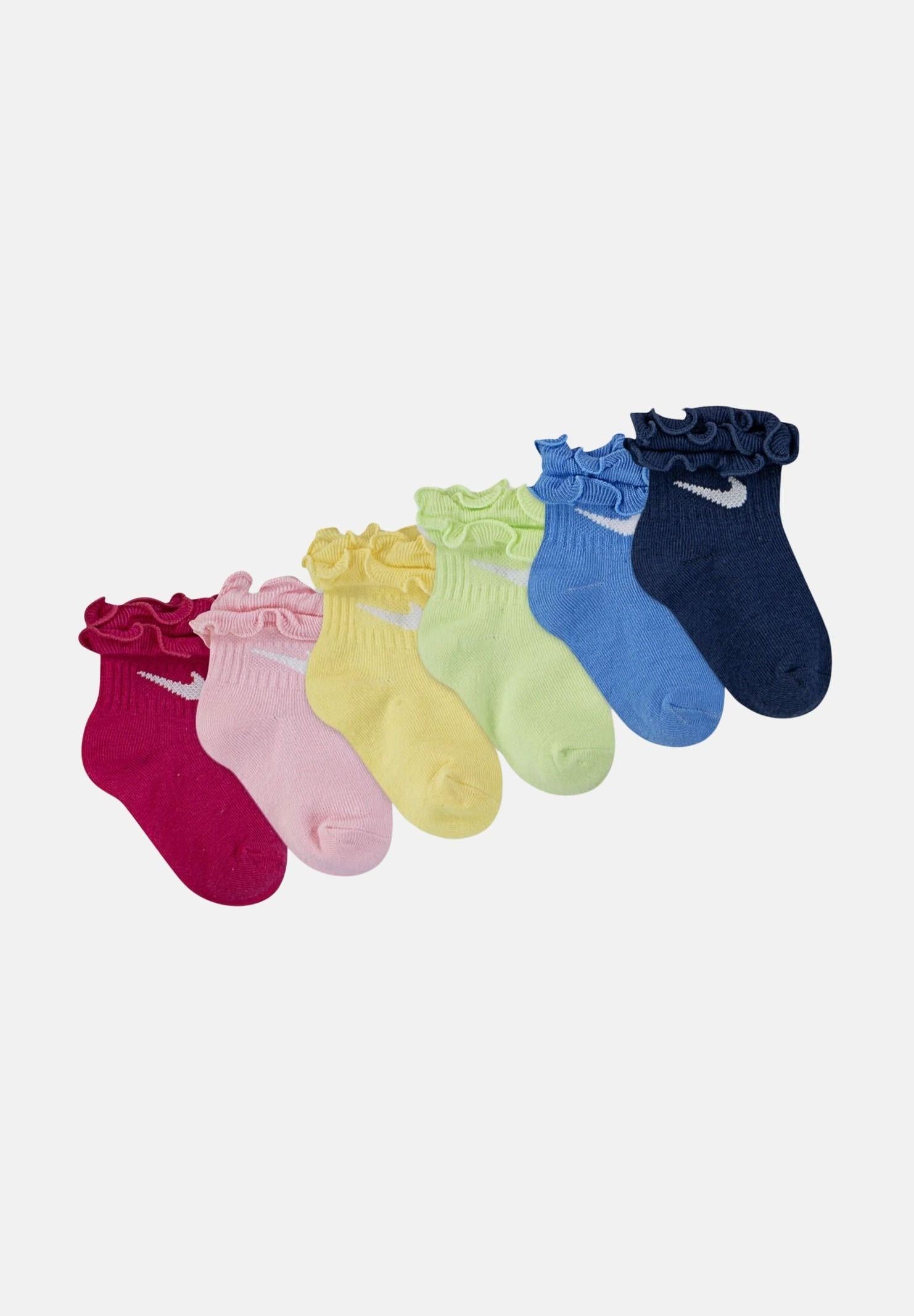 NIKE Calzini (6 paia) Ruffle multicolore da neonato NN1285 V12 NIKE