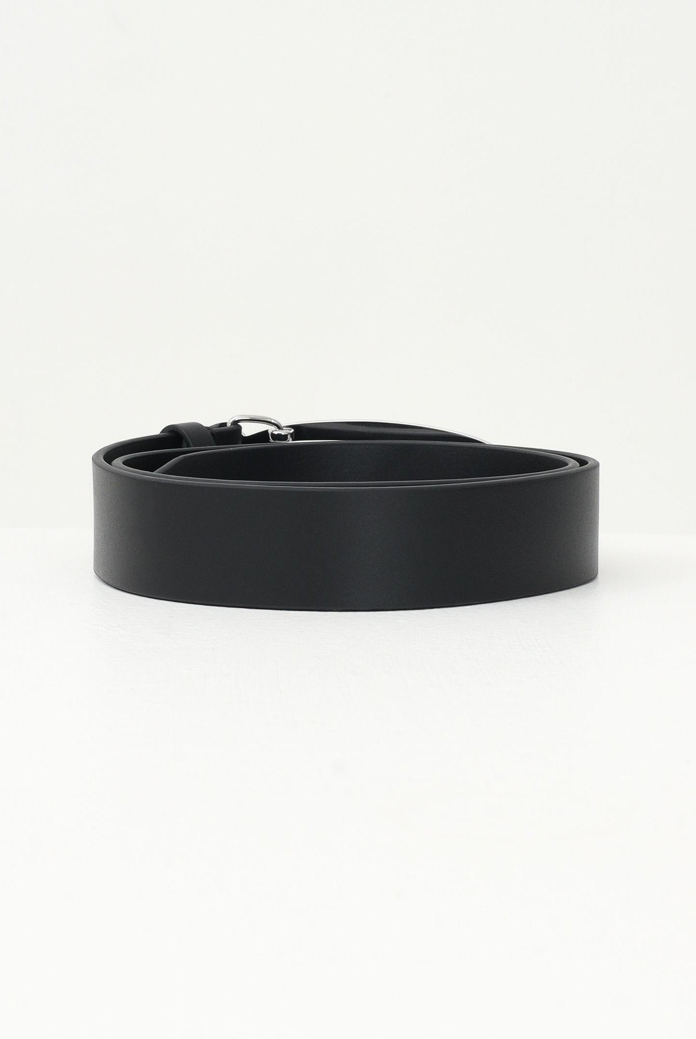 DSQUARED2 Cintura nera da donna con maxi fibbia logo DQ2914D005Z DQ900 DSQUARED2