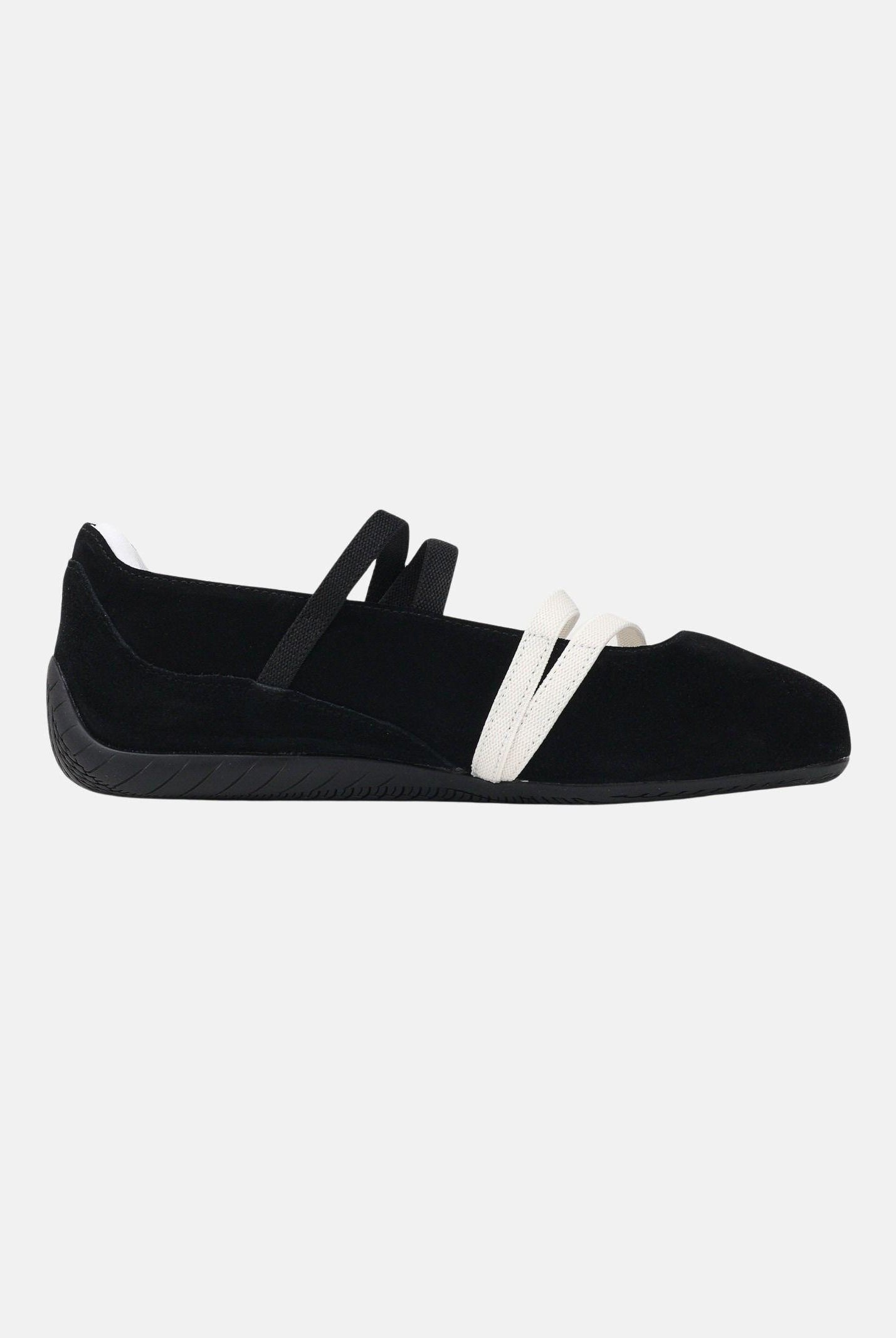 PUMA Ballerine Speedcat Ballet nere e bianche da donna 401287 06 PUMA